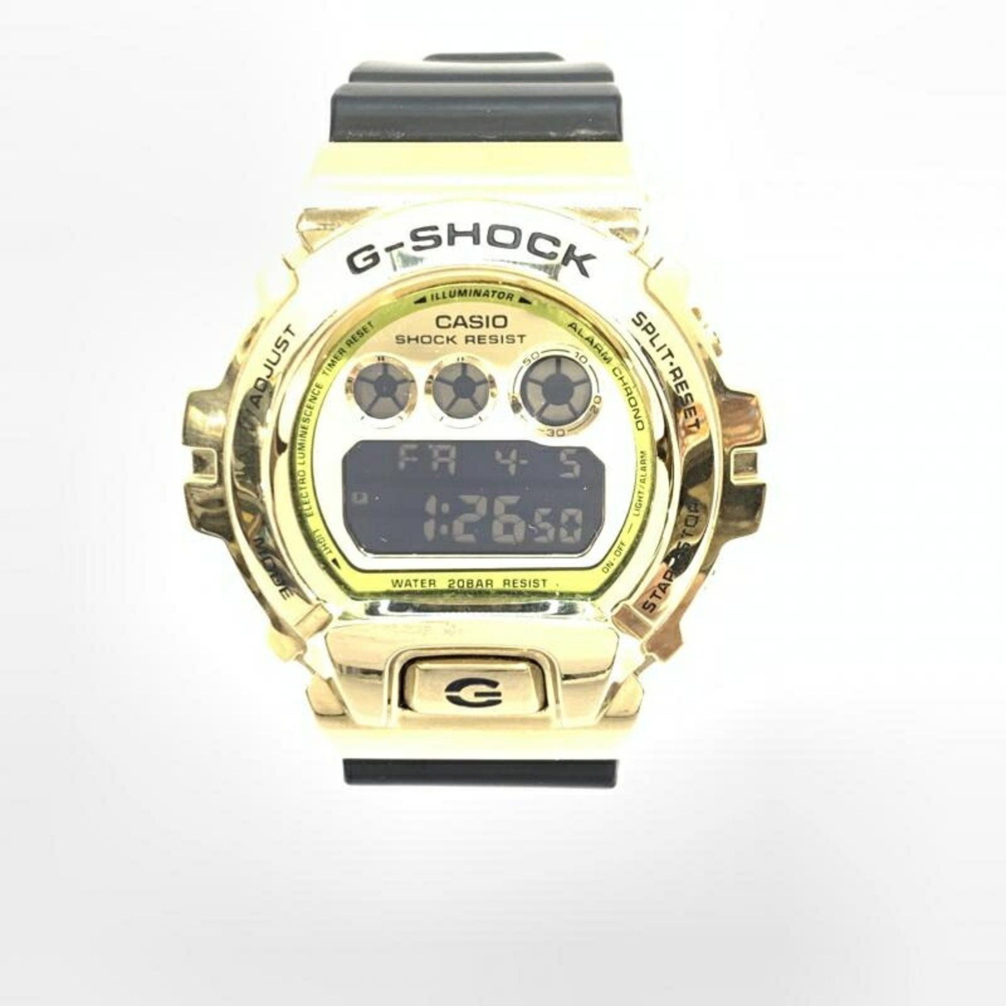 image of Casio G-Shock Watch Gm-6900G-9Jf in Black, Women's