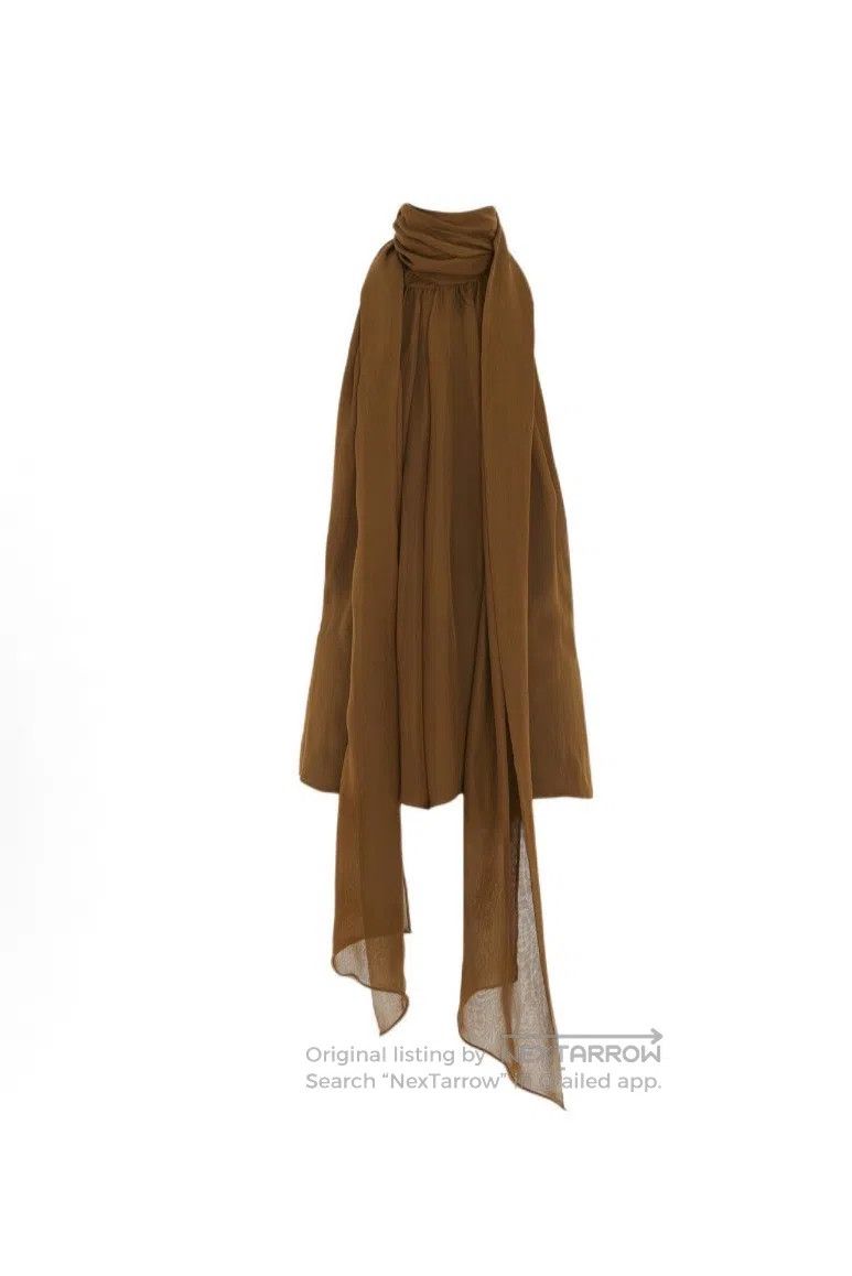 Saint Laurent Paris Saint Laurent Paris Silk Cascading Pleated Top| Size US L / EU 52-54 / 3 - 5 Thumbnail