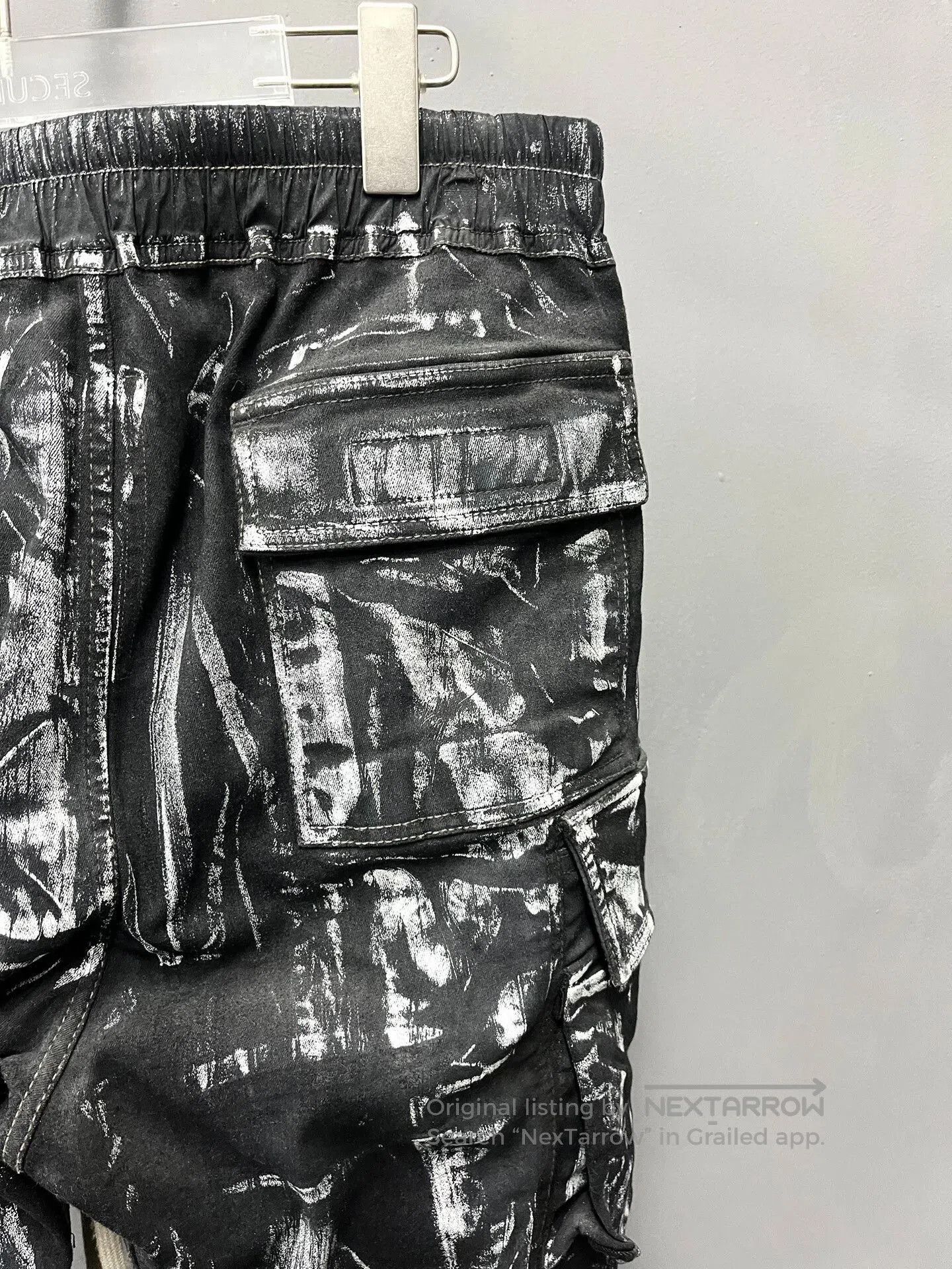 Rick Owens Rick Owens 21FW Painted Cargo Pants. Size US 42 / EU 58 - 6 Thumbnail