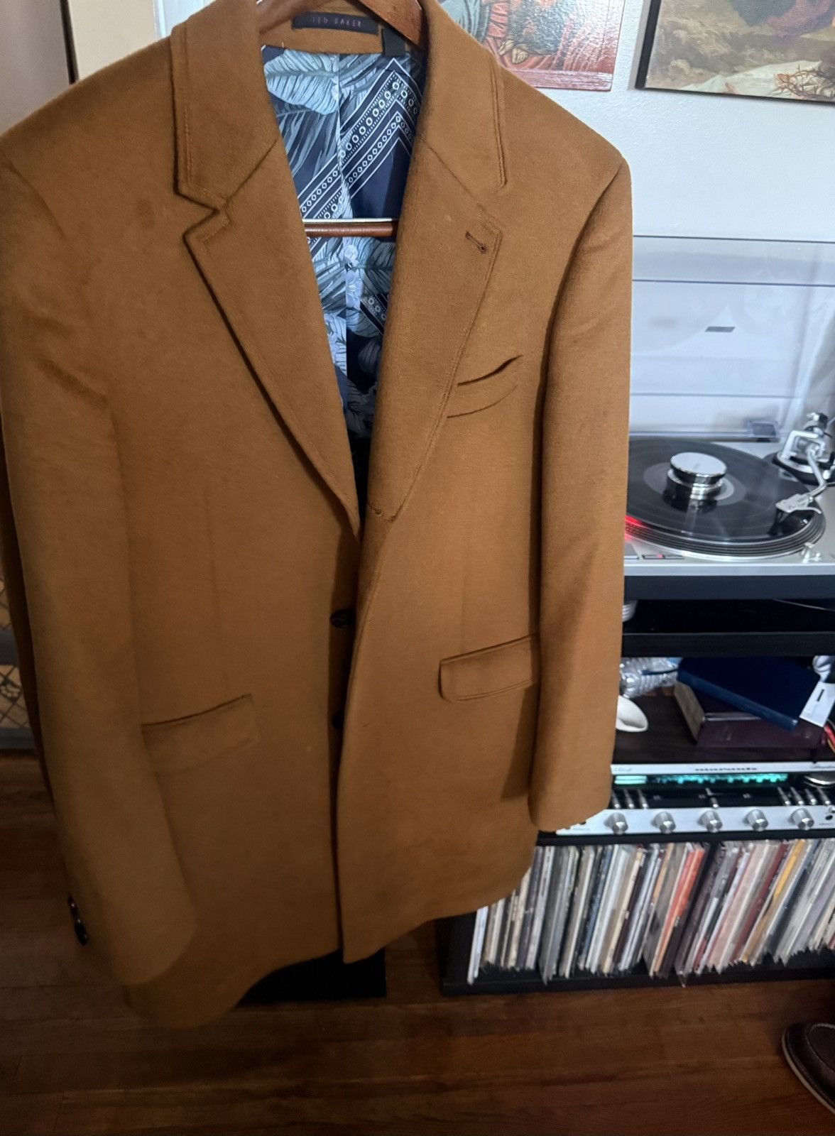 Ted Baker Ted Baker London Danez Slim fit Wool Overcoat Size US M / EU 48-50 / 2 - 6 Thumbnail