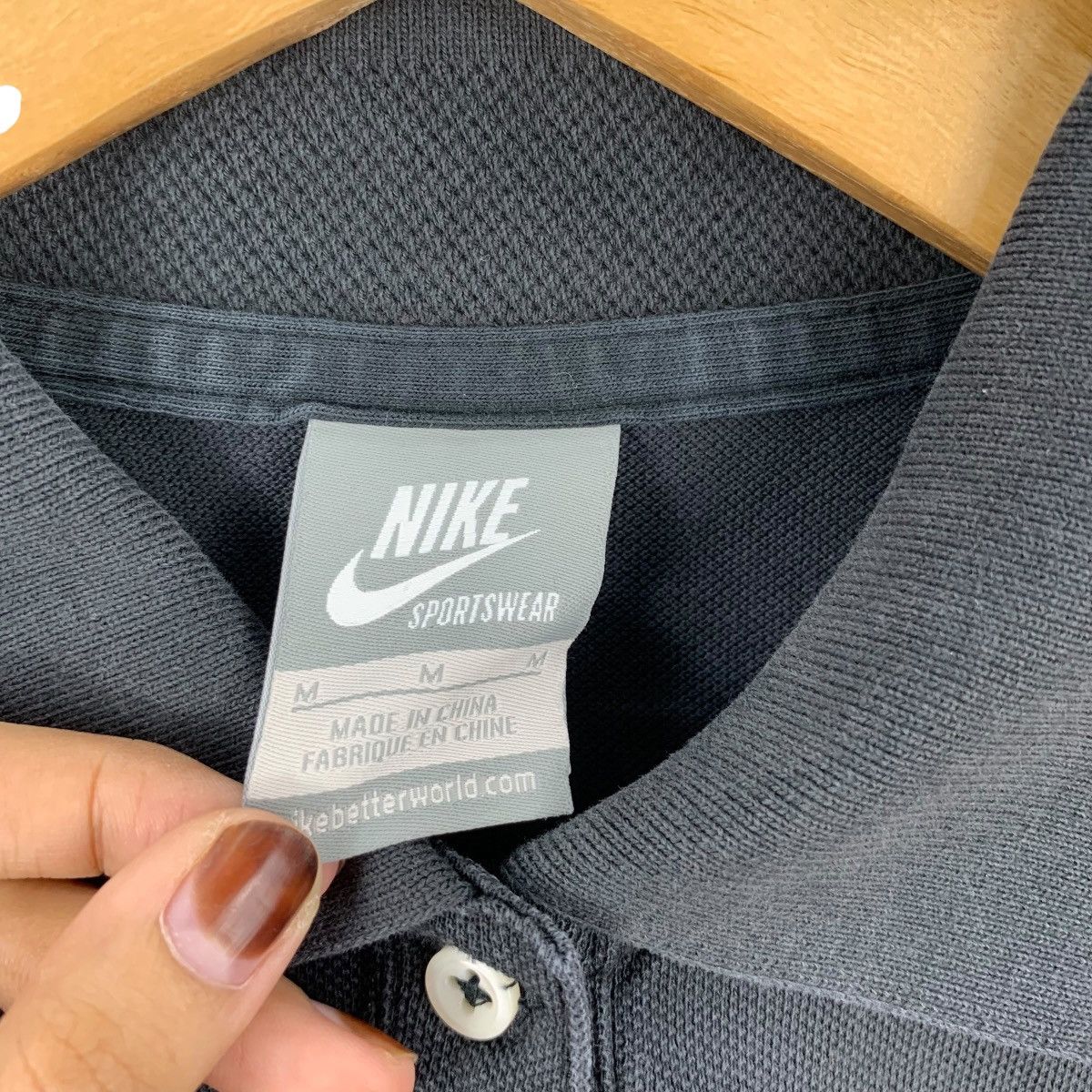 Nike NIKE SPORTSWEAR COLLECTION Pinwheel Logo Polo Tee Shirt Top Size M / US 6-8 / IT 42-44 - 6 Thumbnail