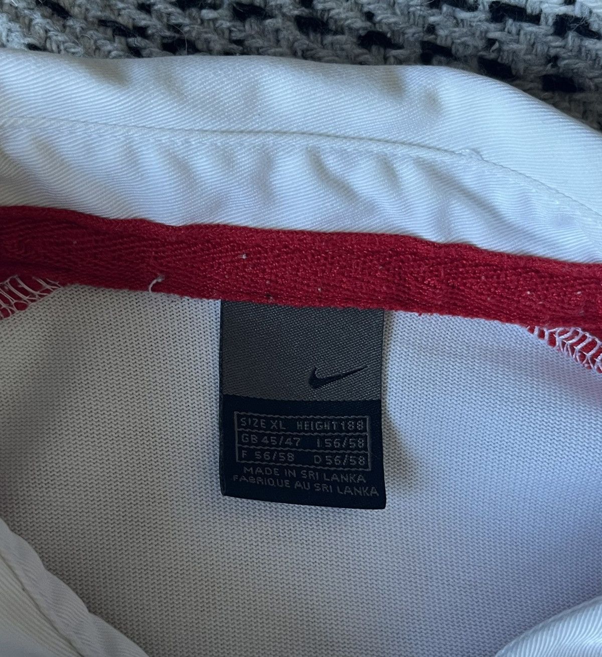 Nike × Vintage 🏴󠁧󠁢󠁥󠁮󠁧󠁿Vintage 00s Nike England Rugby League Polo Sweatshirt Size US XL / EU 56 / 4 - 6 Thumbnail