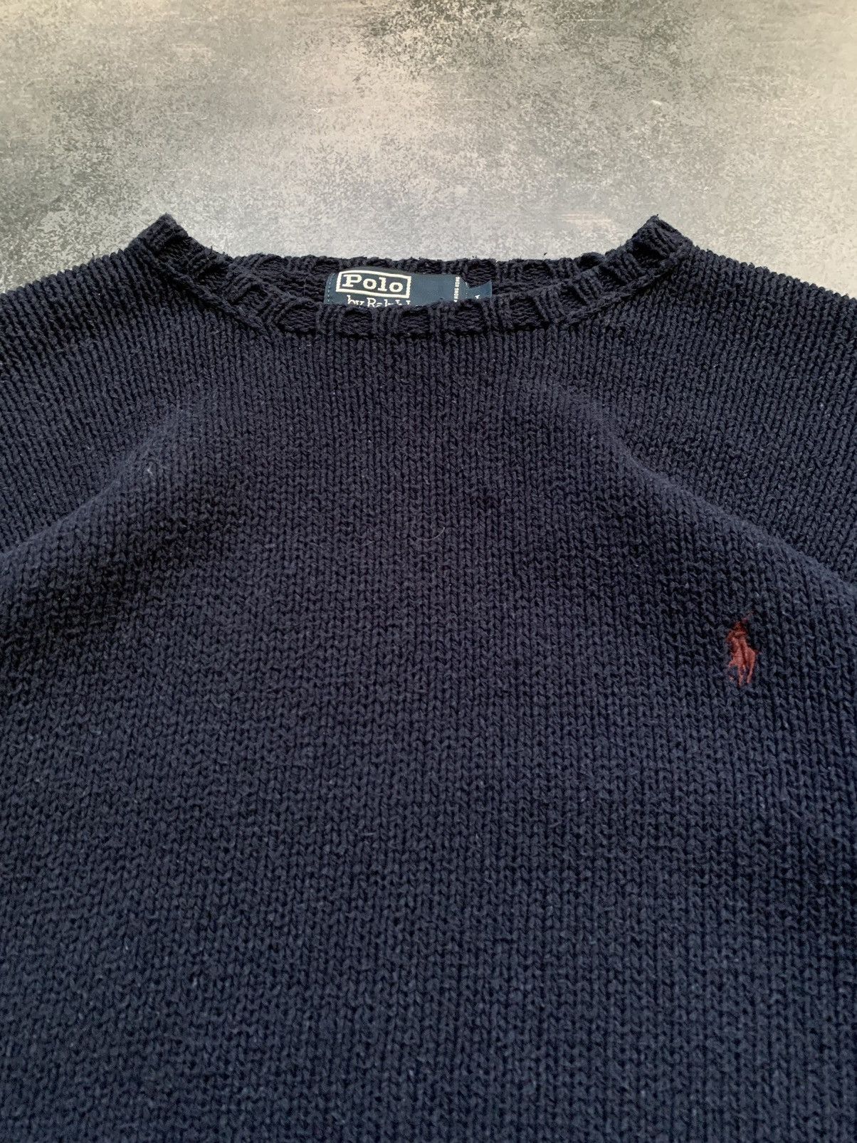 Polo Ralph Lauren × Vintage Vintage Polo Ralph Lauren Knit Crewneck Sweater Size US L / EU 52-54 / 3 - 4 Thumbnail
