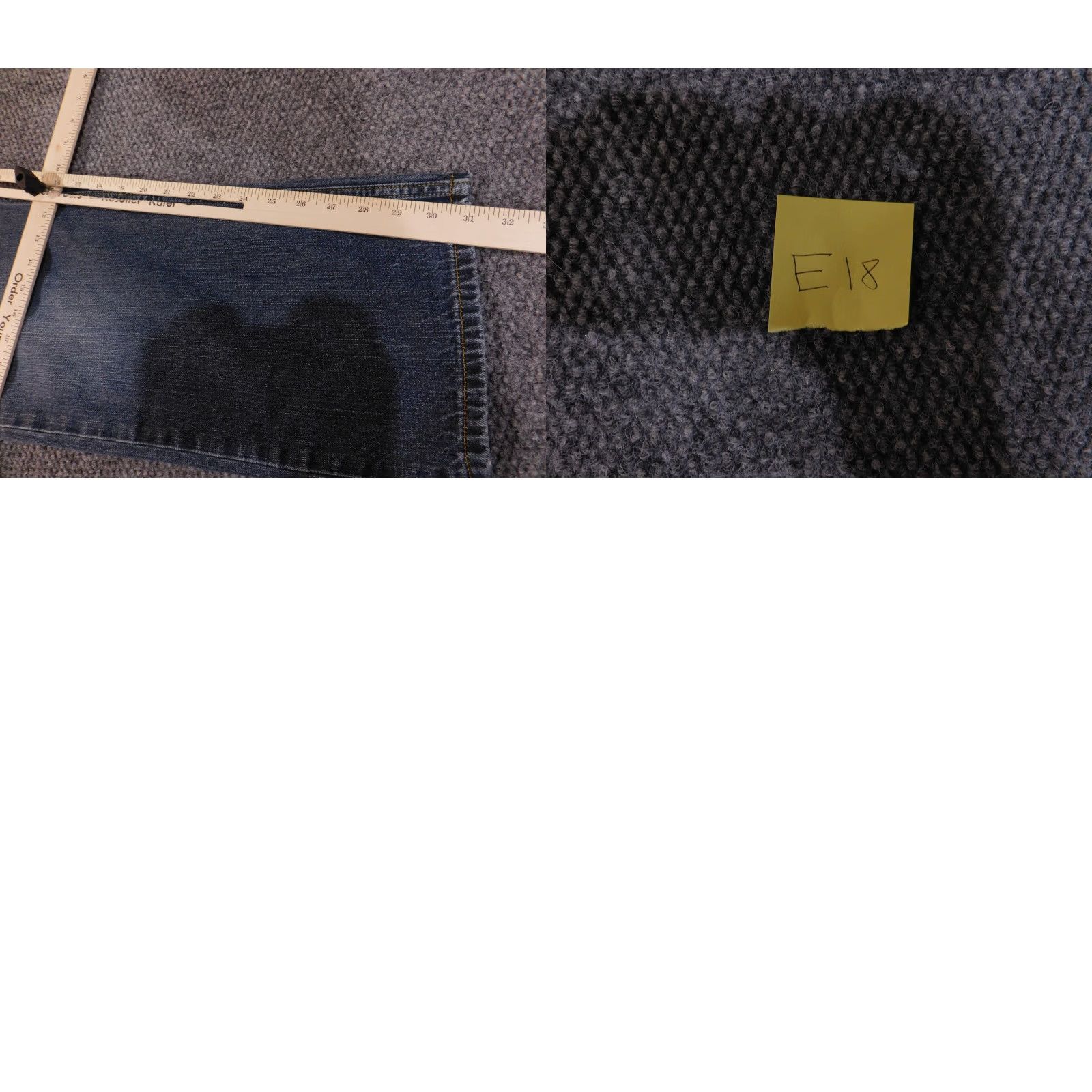 Levi's Levi's 559 Jeans Mens 34x32 Blue Relaxed Straight Denim Pants Classic Wash Size US 34 / EU 50 - 9 Thumbnail
