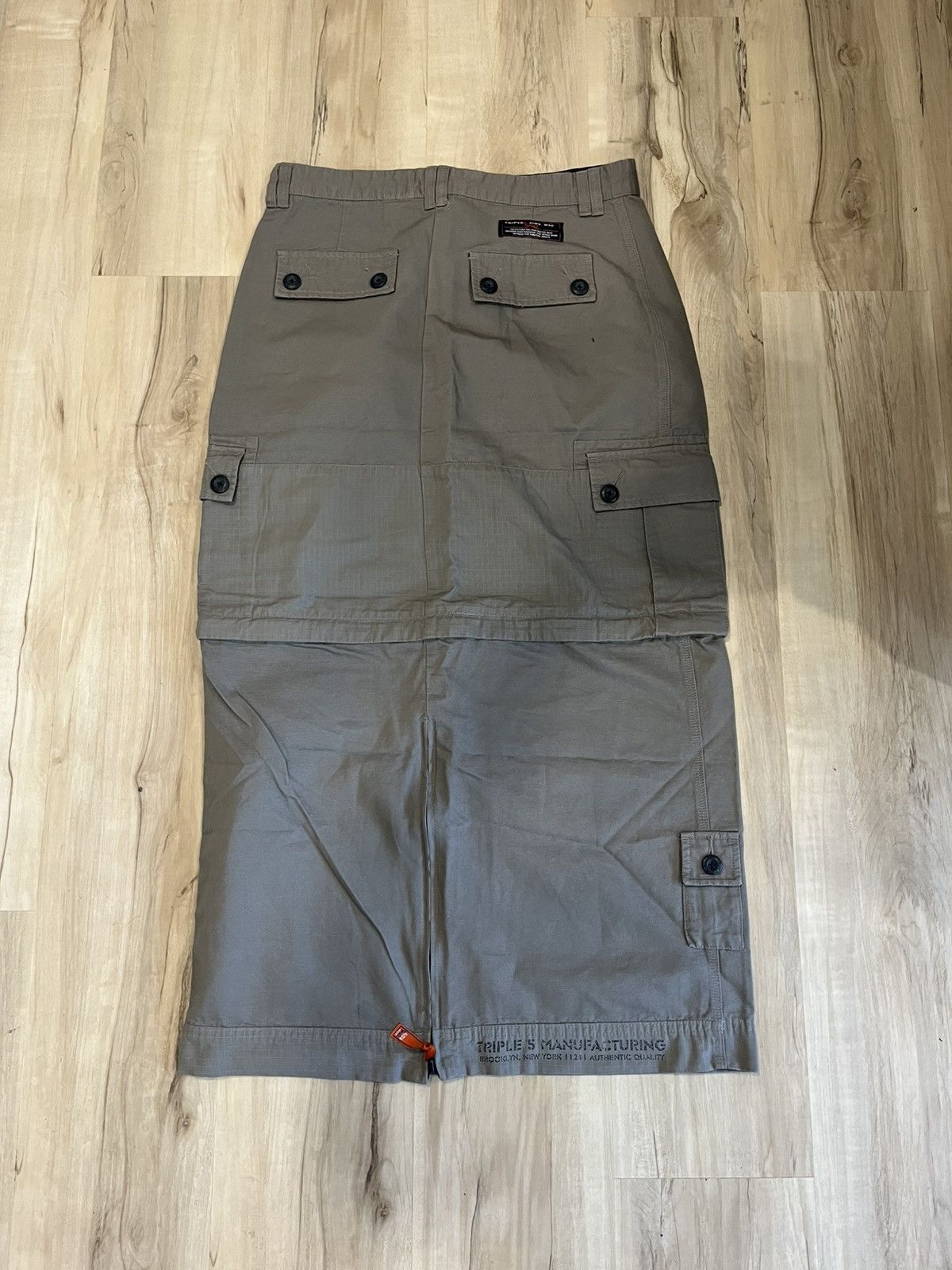 Triple 5 Soul × Vintage Vintage triple five soul cargo femme maxi skirt Size 30" / US 8 / IT 44 - 2 Thumbnail