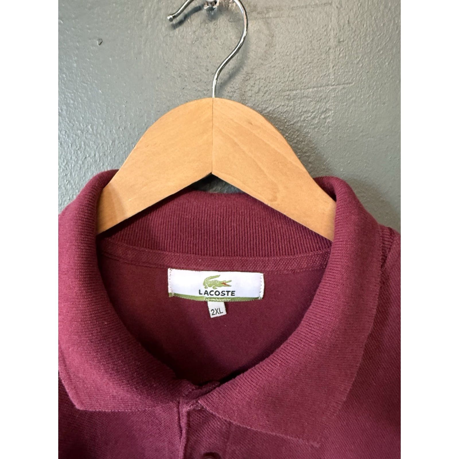 Lacoste VINTAGE Lacoste Polo Shirt Mens 2XL Short Sleeve Red Shirt Polo 2000s Y2K Mens Size US XXL / EU 58 / 5 - 3 Thumbnail