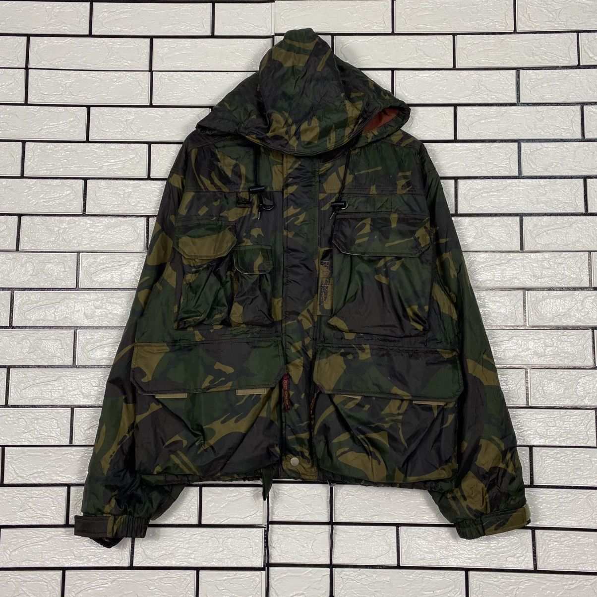 Japanese Brand 📌Red Creek Bomber Jacket Camouflage Blanket Insulated Size US M / EU 48-50 / 2 - 2 Thumbnail