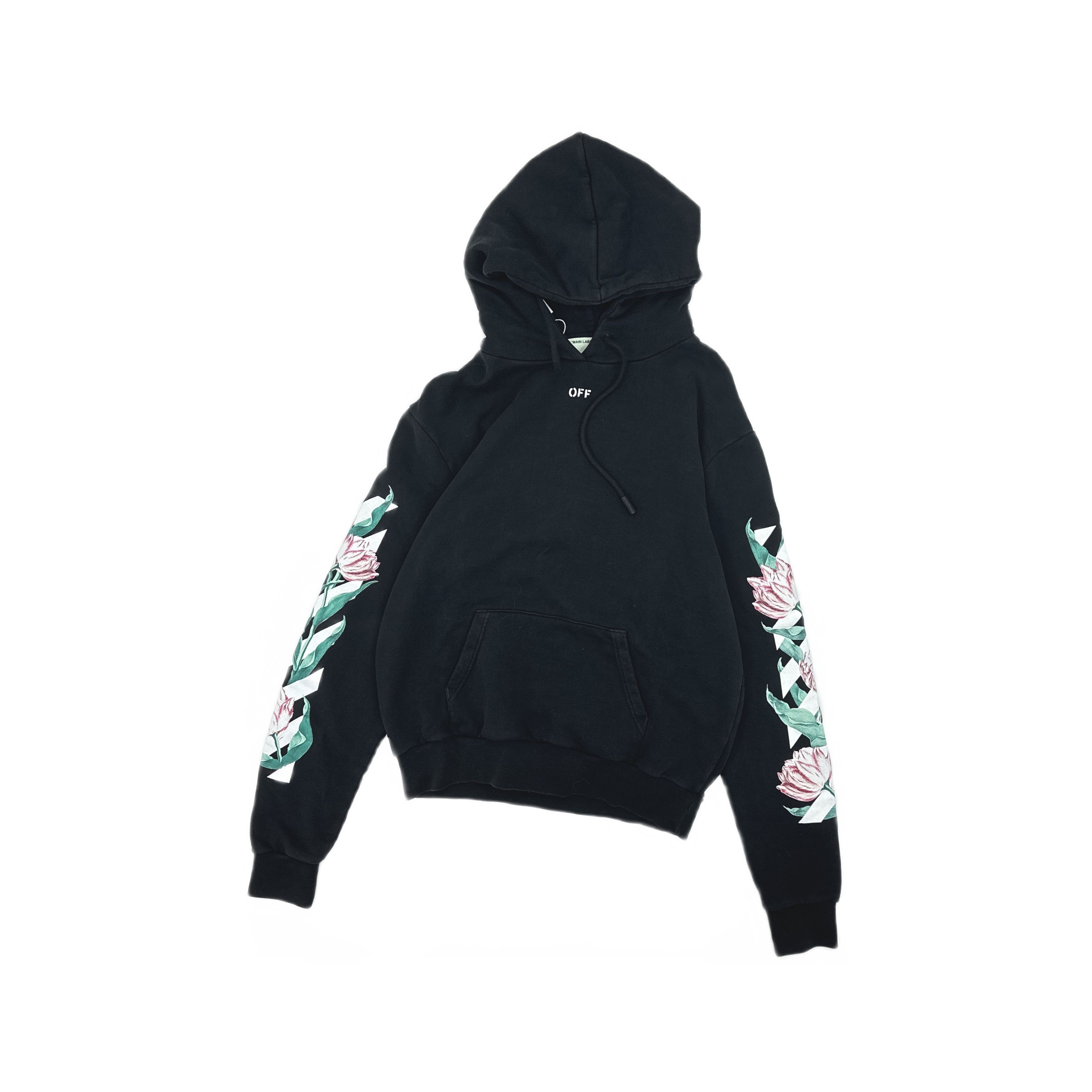 Off-White Off-White Diag Tulips Hoodie Size S Size US S / EU 44-46 / 1 - 1 Thumbnail