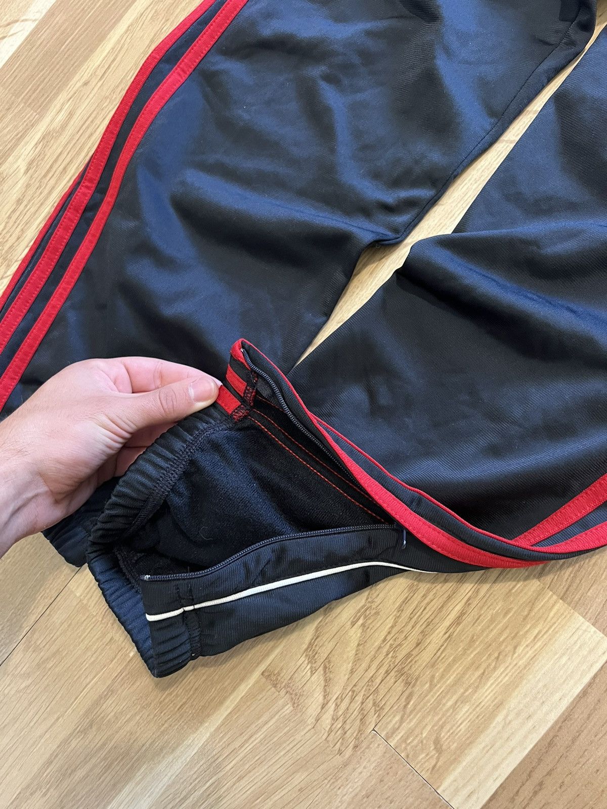 Adidas × Vintage Adidas Milan styled sweatpants vintage drill Size US 31 - 4 Thumbnail