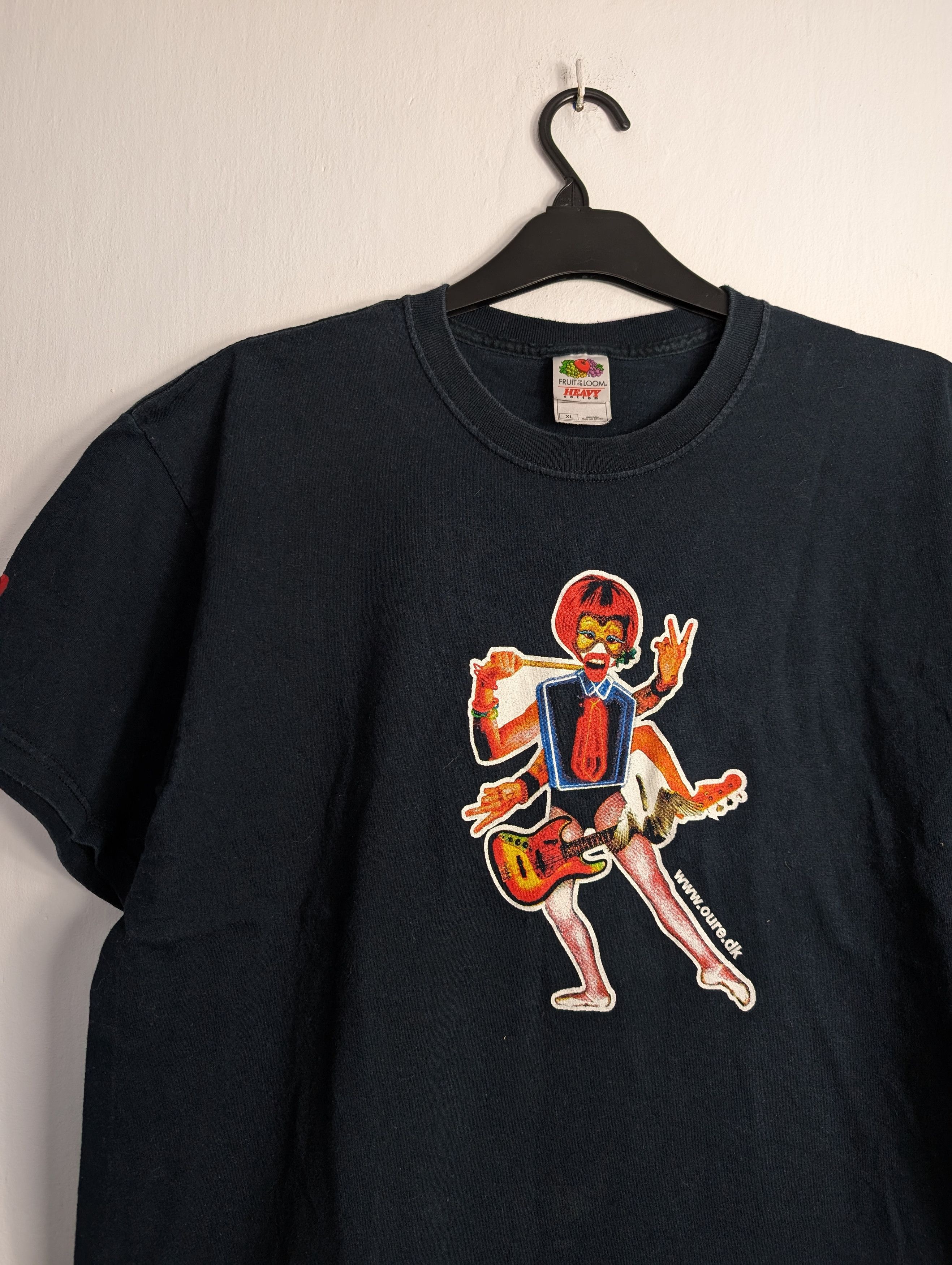 Band Tees × Fruit Of The Loom × Vintage Vintage T-shirt band 00s y2k Graphic Singer Guitar Size US XL / EU 56 / 4 - 2 Thumbnail