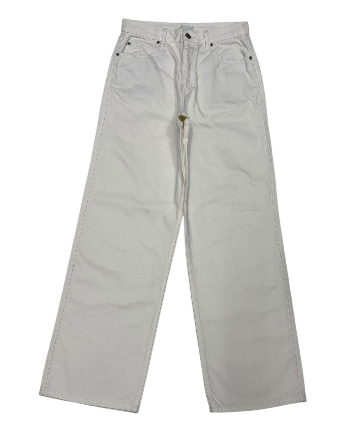 Helmut Lang × Uniqlo 🔥UNIQLO WHITE BAGGY JEANS LOOSE FIT INSPIRED HELMUT LANG Size US 28 / EU 44 - 7 Thumbnail