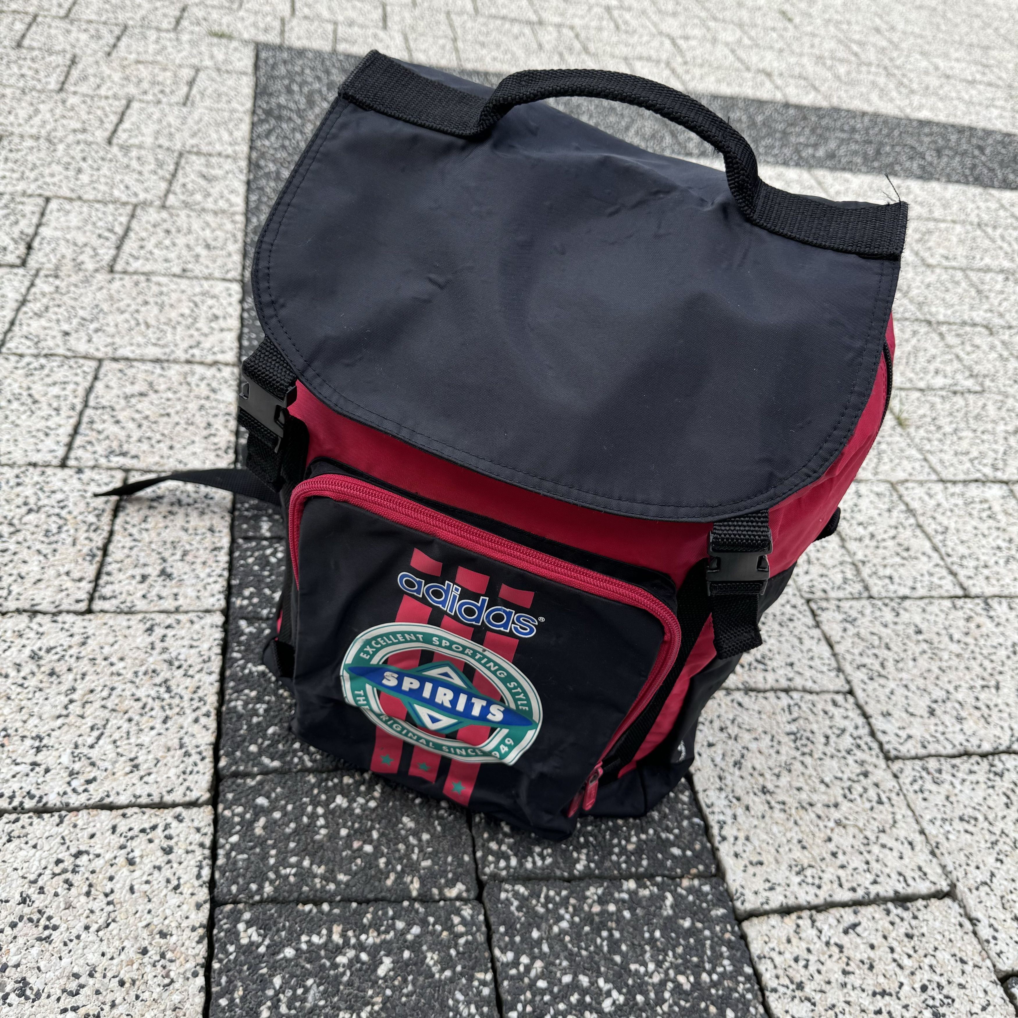 Adidas × Vintage ADIDAS VINTAGE 90S THREE STRIPES BACK PACK RETRO BAG Size ONE SIZE - 4 Thumbnail