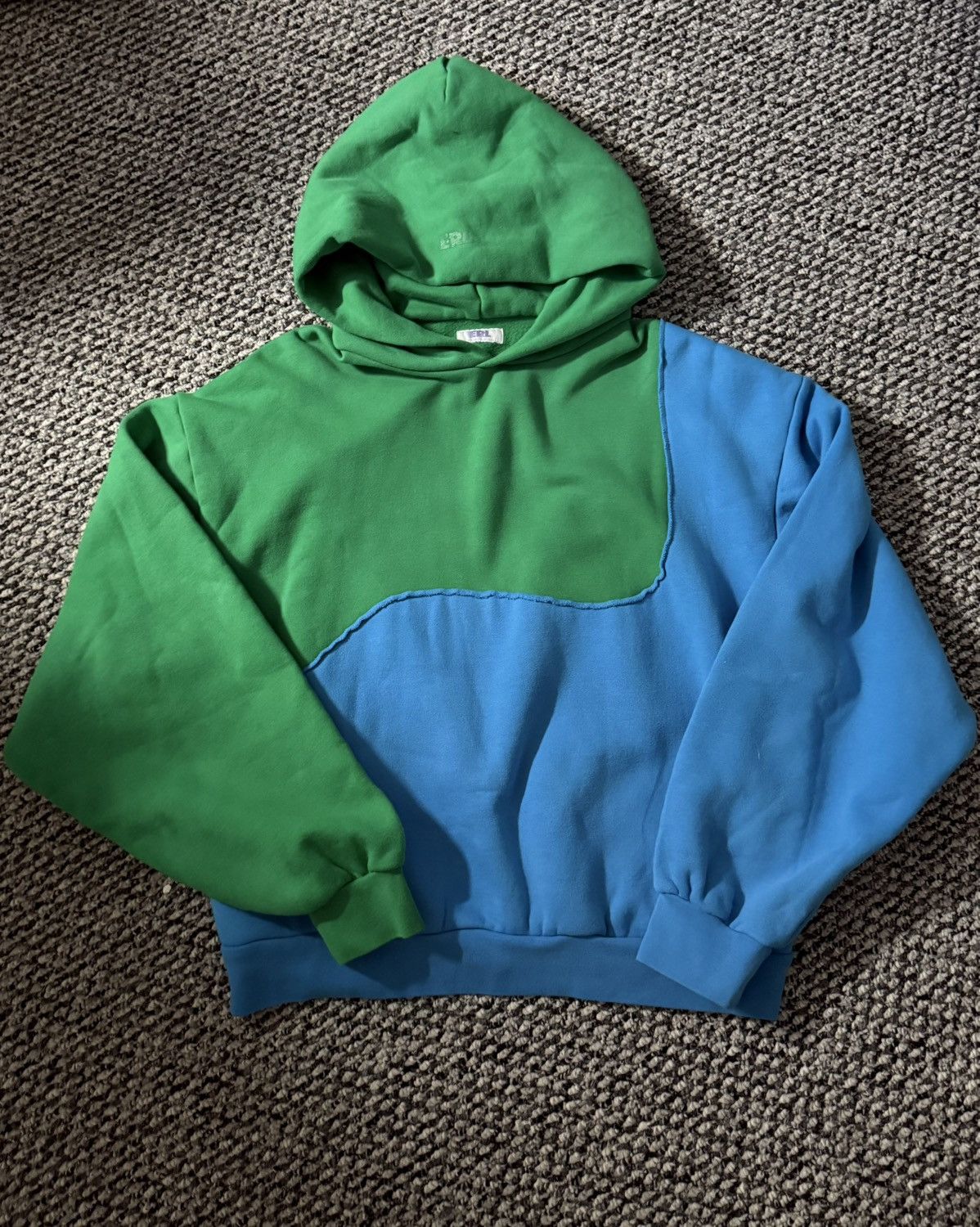 ERL ERL Green Blue Swirl Hoodie Size US M / EU 48-50 / 2 - 1 Thumbnail