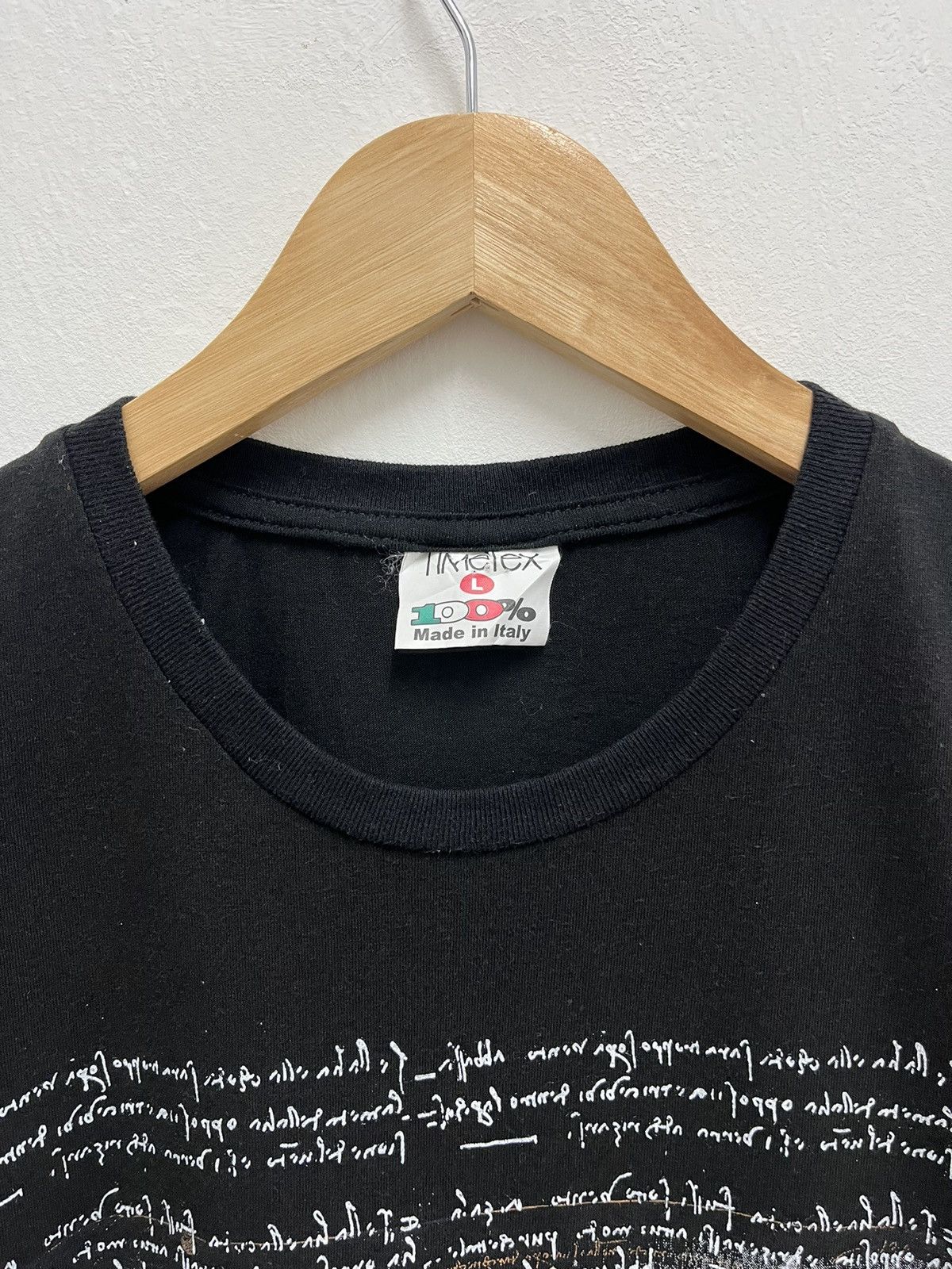 Vintage Leonardo Da Vinci Anatomy Art Vintage T-Shirt Italia Size US M / EU 48-50 / 2 - 4 Thumbnail