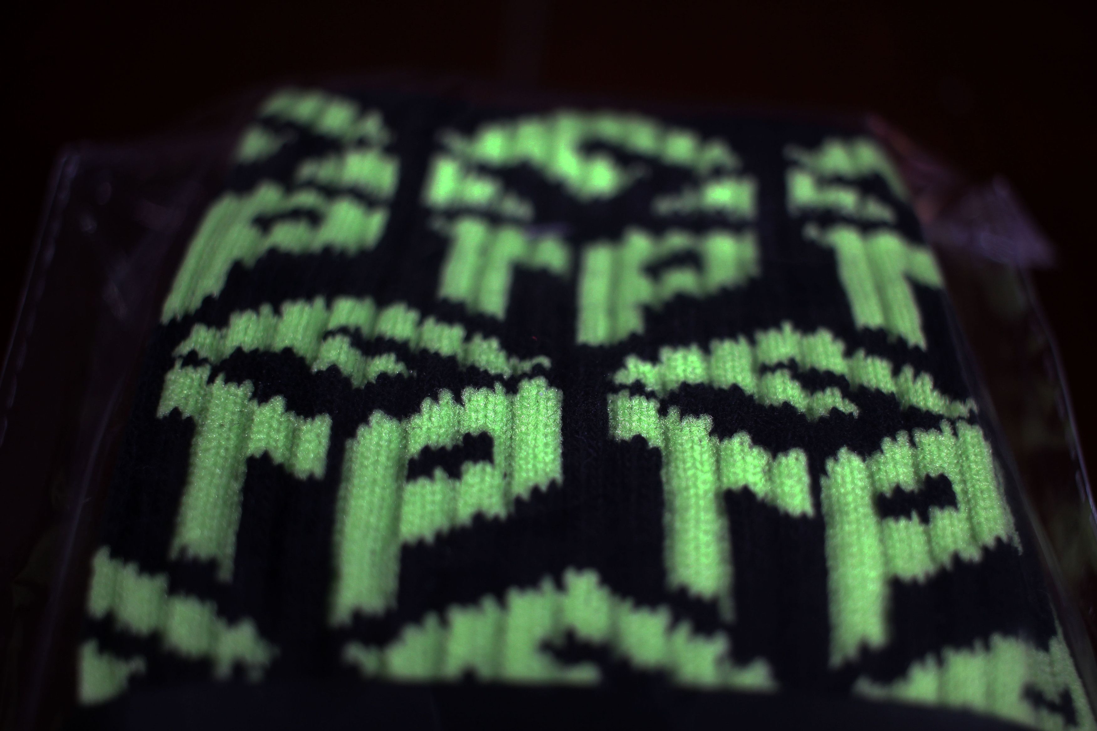 Fuck The Population FTP Dimension Logo Socks (Acid Lime / Black) Size ONE SIZE - 5 Thumbnail