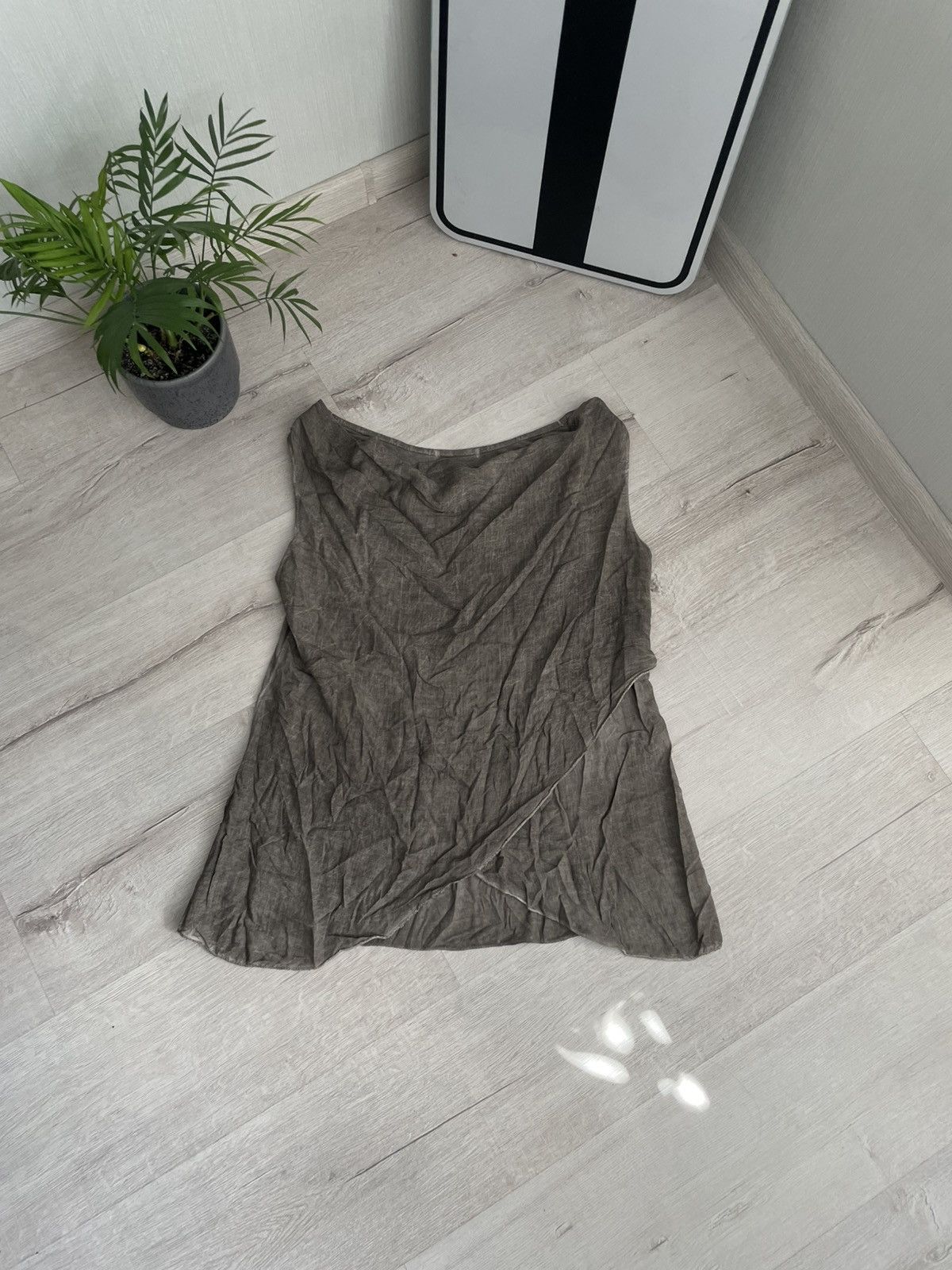 20471120 × If Six Was Nine Vintage Abstract Viscose Tank Top Y2k 2000s Cyber Punk Size M / US 6-8 / IT 42-44 - 1 Thumbnail