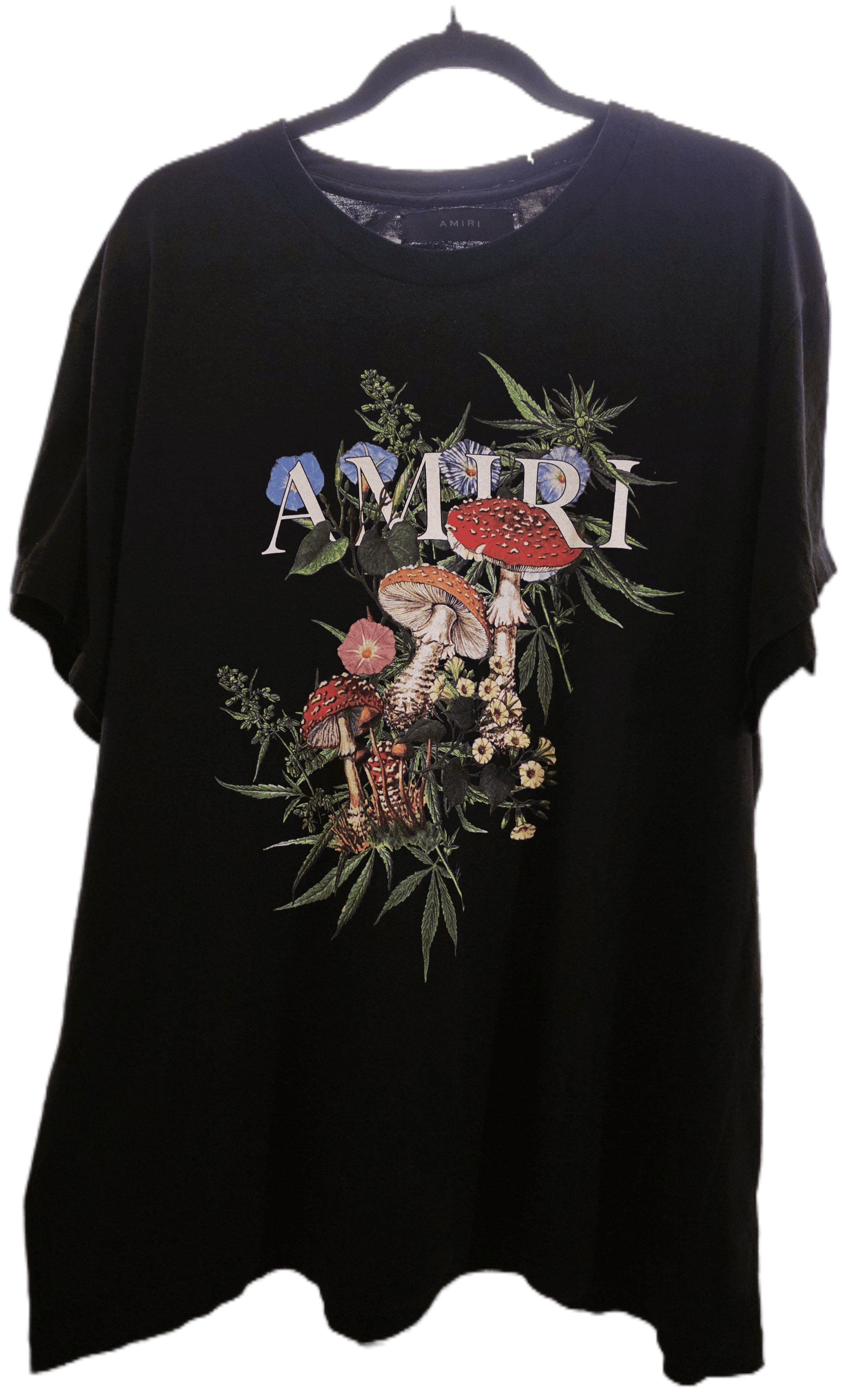 Amiri AMIRI marijuana and mushroom tee Size US XL / EU 56 / 4 - 3 Thumbnail