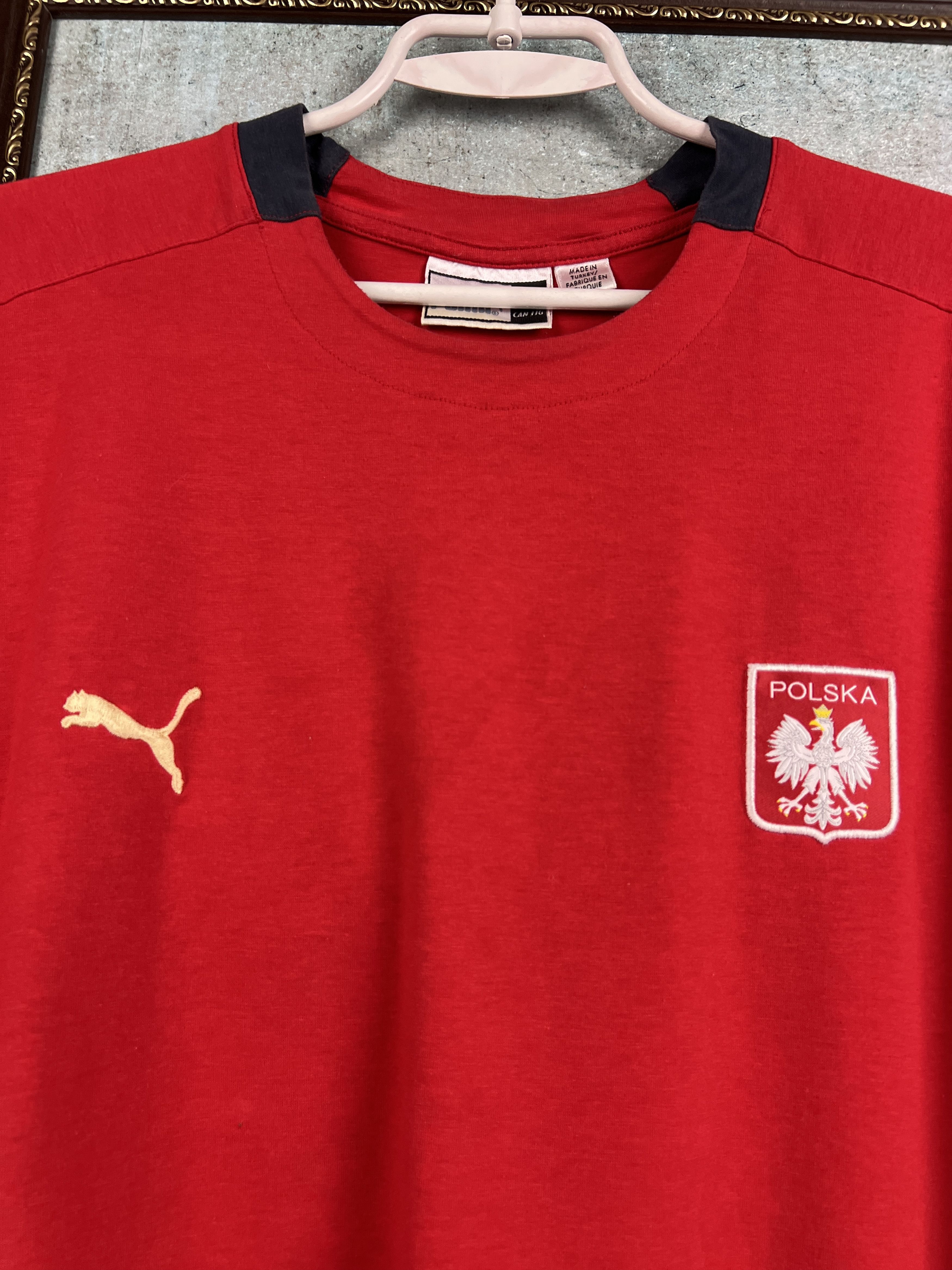 Puma Poland football shirt 2004 Soccer Train Jersey National Size US XXL / EU 58 / 5 - 3 Thumbnail