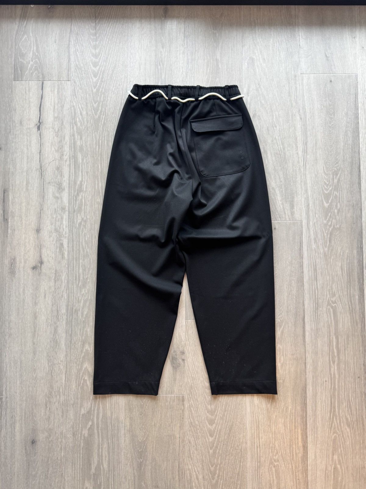 About:Blank about:blank Black Cropped Trousers Size US 34 / EU 50 - 2 Thumbnail