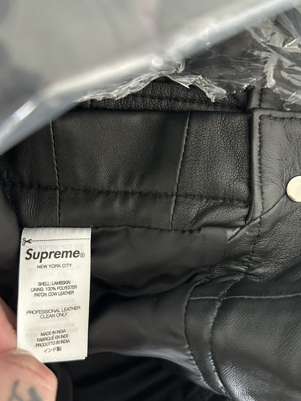 Supreme Supreme Patchwork Leather 5-Pocket Jean Size US 38 / EU 54 - 4 Thumbnail