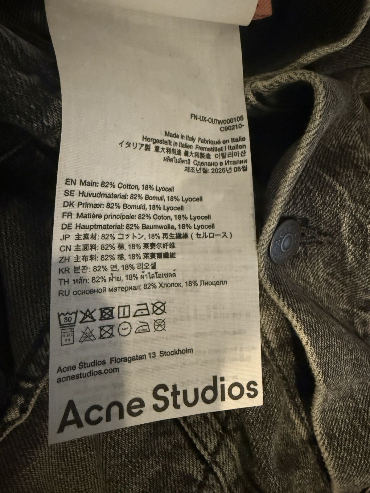 Acne Studios Acne Studios Denim Hooded Jacket Size US L / EU 52-54 / 3 - 4 Thumbnail