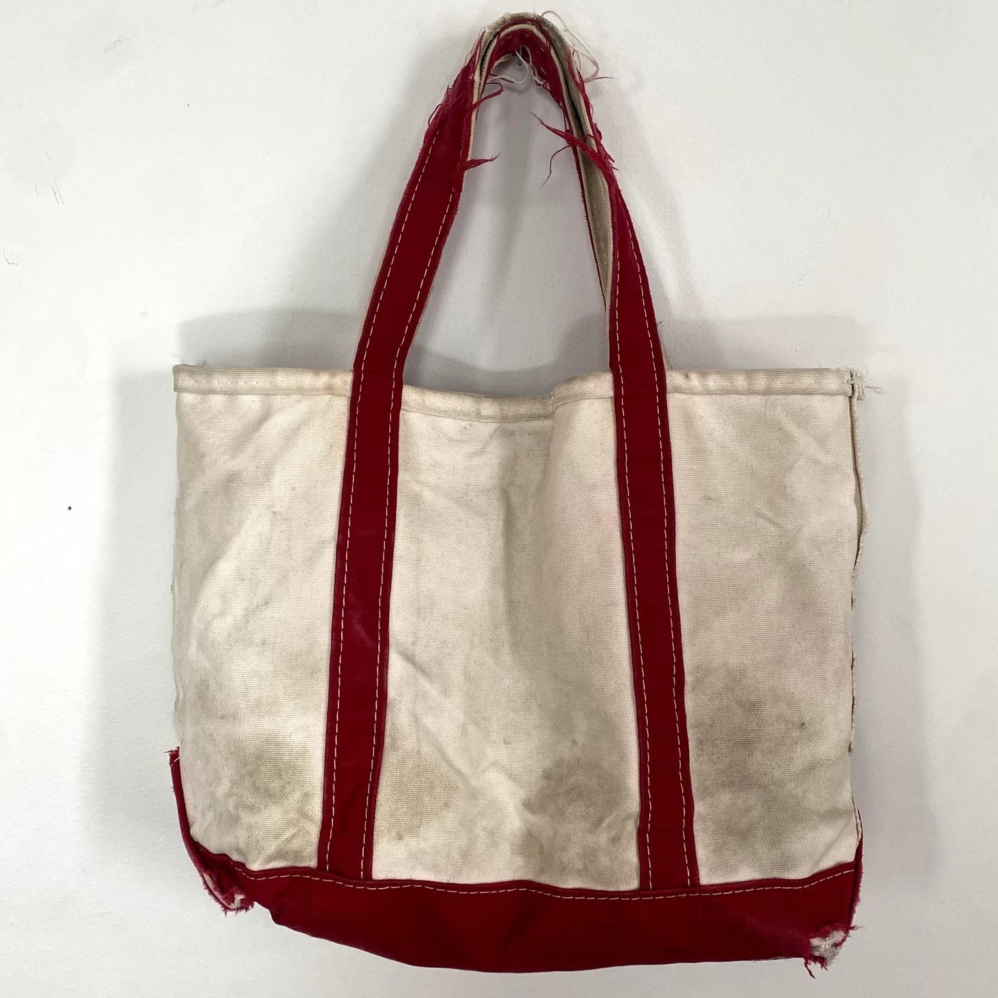 L.L. Bean × Vintage Vintage LL Bean Boat And Tote Bag Distressed Thrashed Size ONE SIZE - 2 Thumbnail