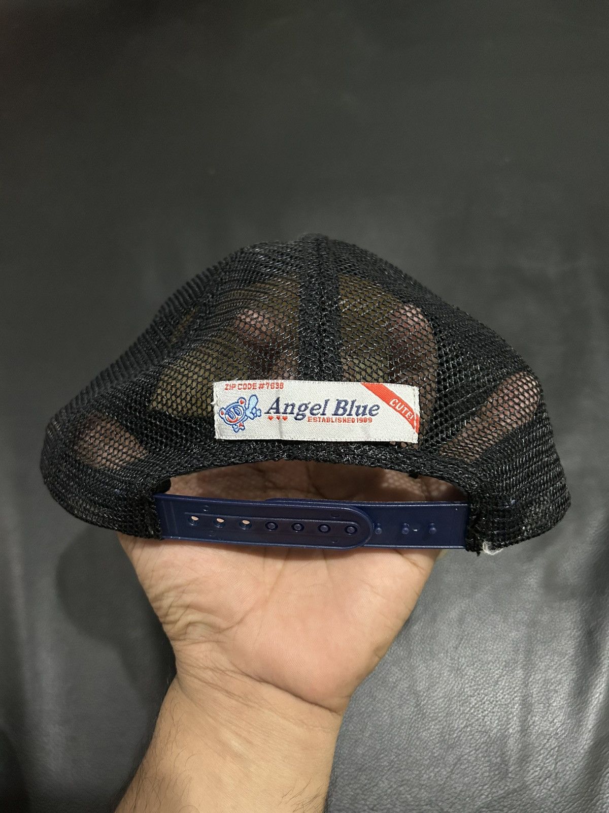 Angel Blue × Hysteric Glamour × Japanese Brand Vintage Angel Blue Trucker Hat Size ONE SIZE - 4 Thumbnail