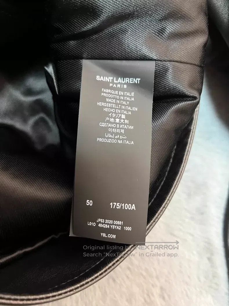 Saint Laurent Paris Saint Laurent Paris Motorcycle Leather Jacket Size US M / EU 48-50 / 2 - 5 Thumbnail