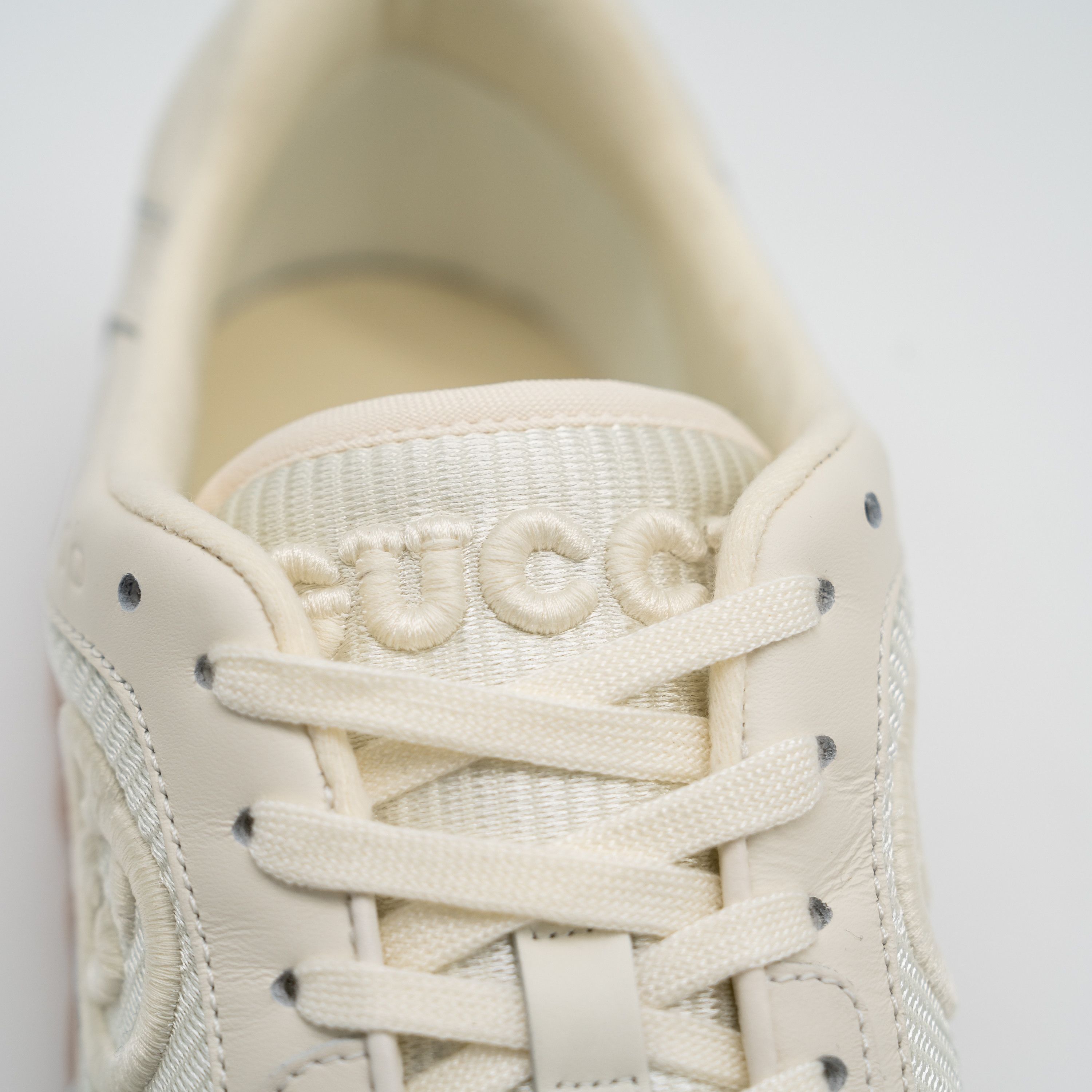 Gucci 40.5G 10.5 US Gucci MAC80 Sneakers White Brown GG Leather Size US 10.5 / IT 40.5 - 8 Thumbnail