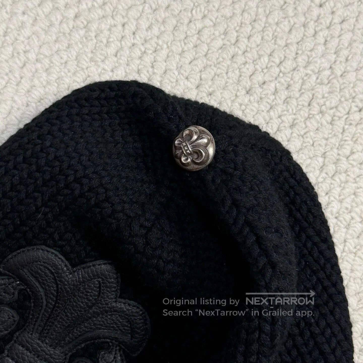 Chrome Hearts Chrome Hearts Cashmere Patch Beanie. Size ONE SIZE - 3 Thumbnail