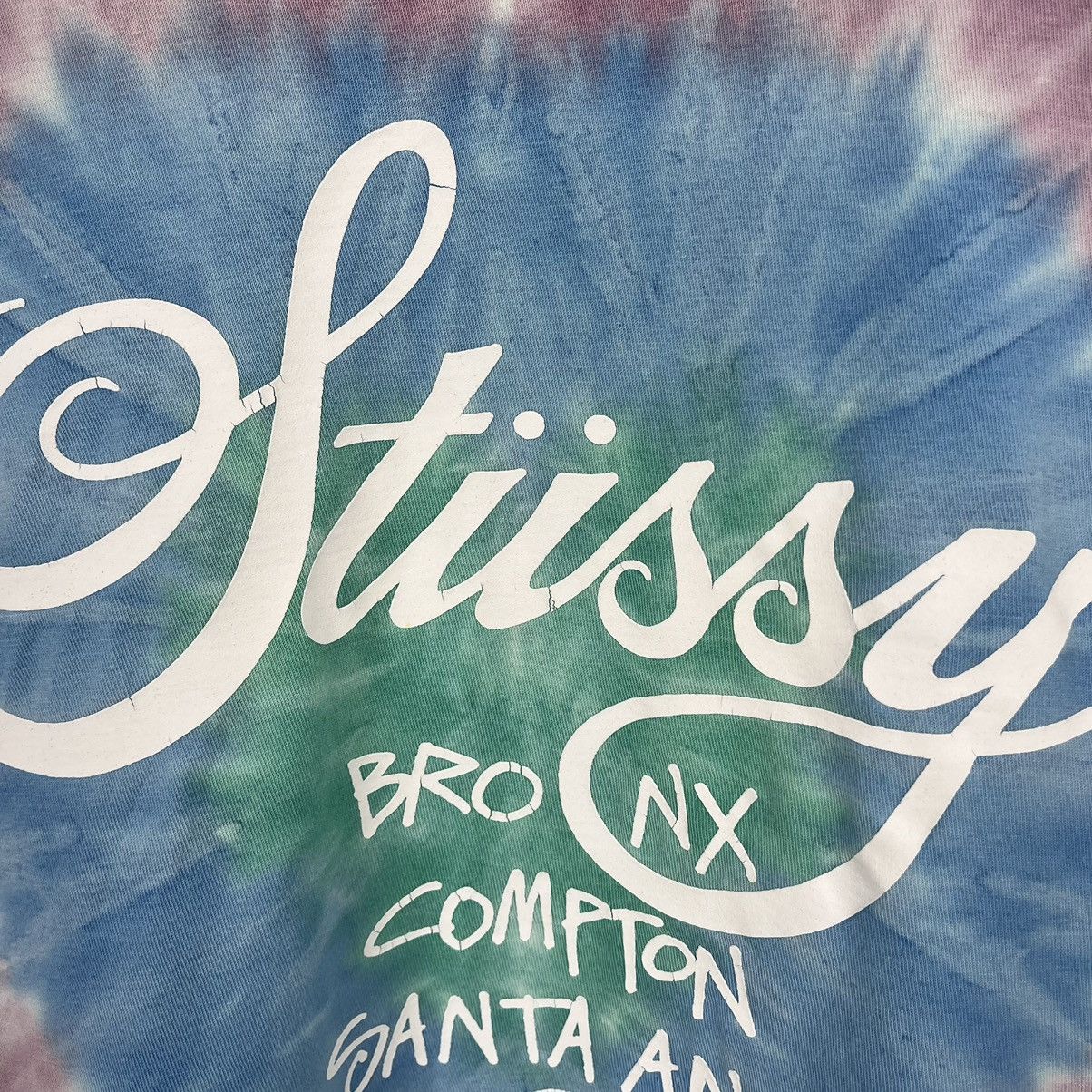 Stussy Vintage Stussy world Tour big logo tie-dye tee 90’s Size US M / EU 48-50 / 2 - 12 Thumbnail