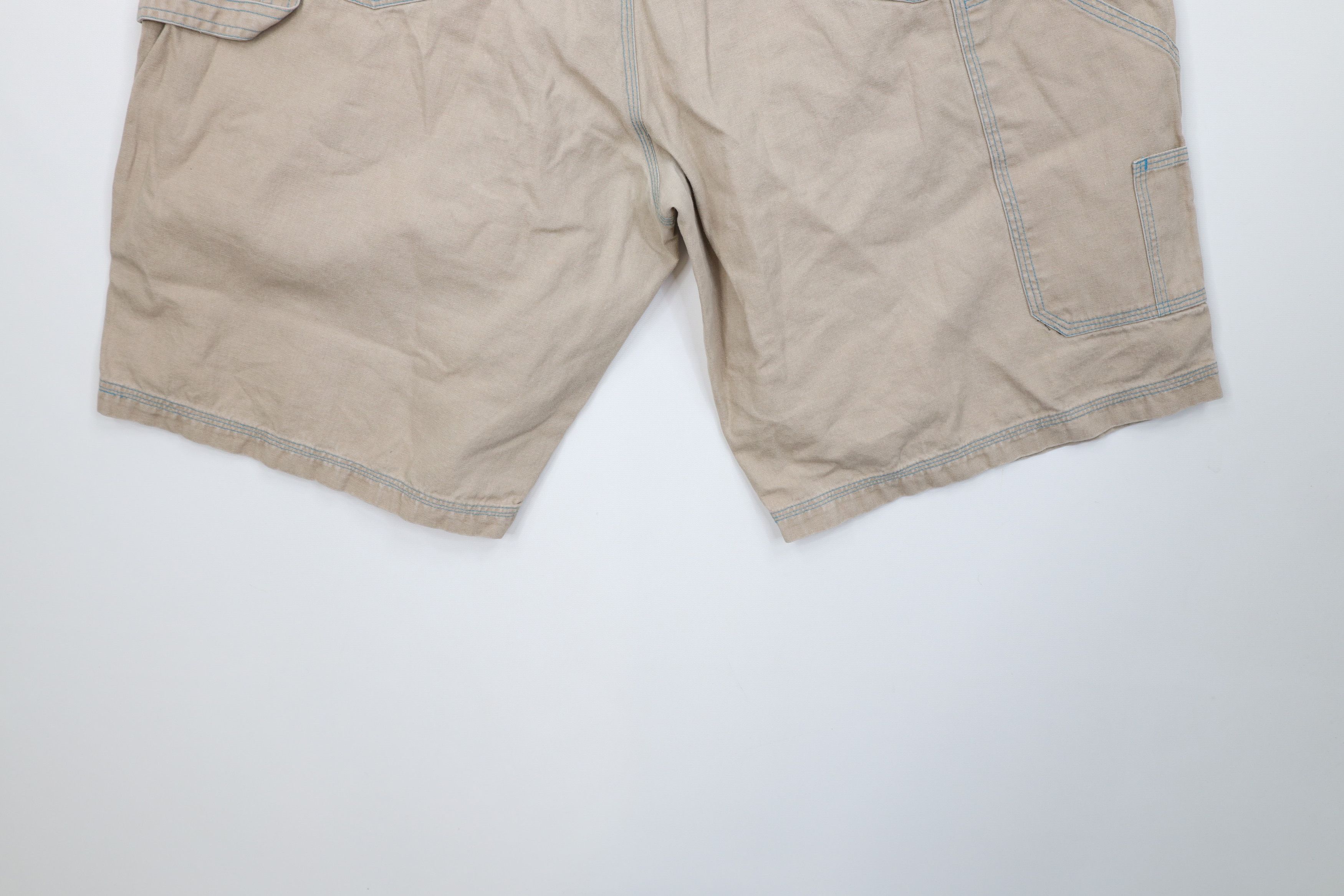 Vintage Vintage 90s Y2K Streetwear Pocket Skateboard Cargo Shorts Size US 36 / EU 52 - 10 Thumbnail