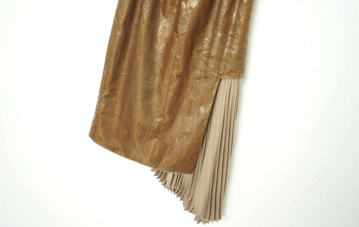 Christian Dada Christian Dada Fall/Winter Patchwork Pleated Skirt Size XXS / US 00 / IT 34 - 4 Thumbnail