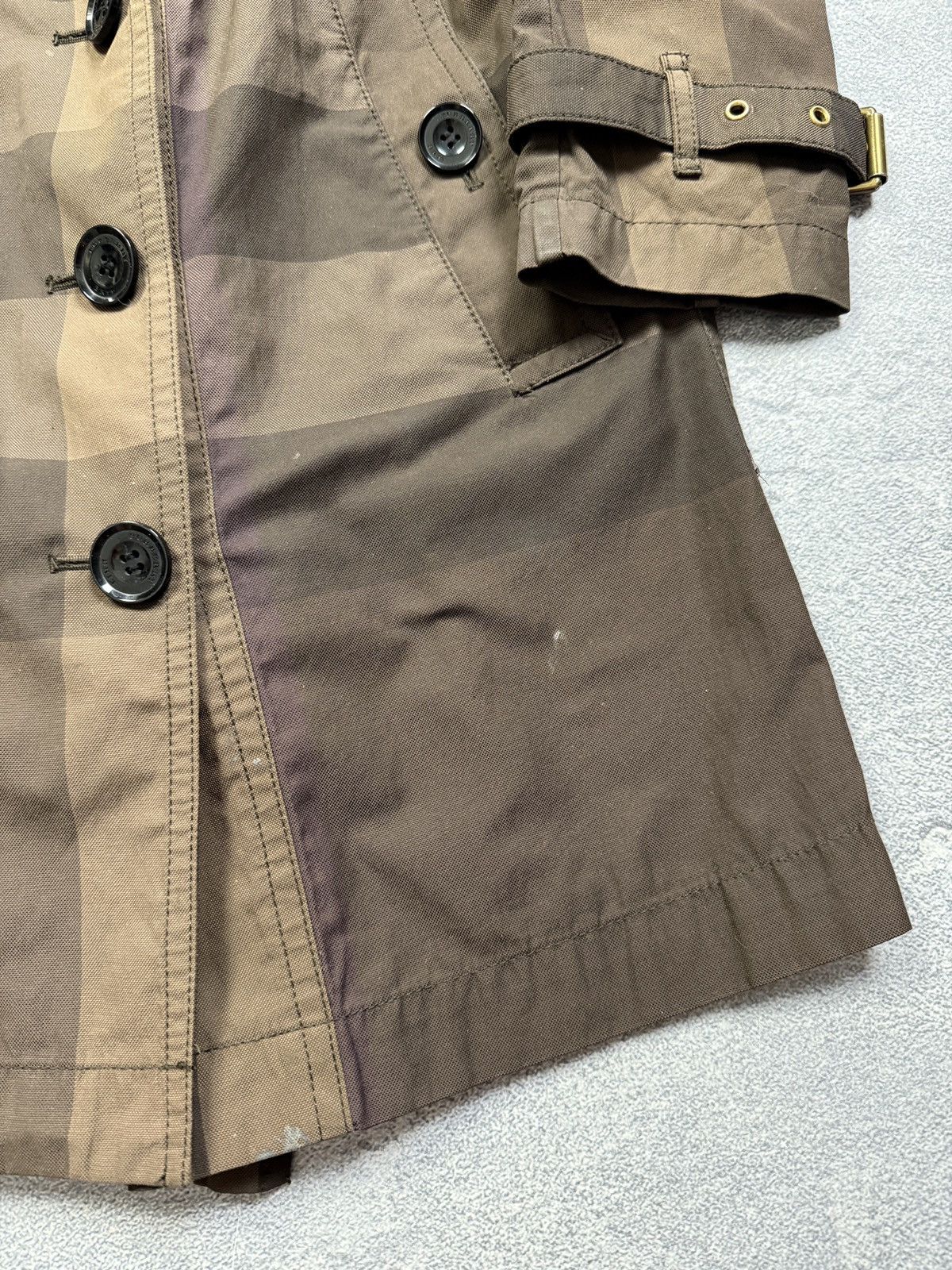 Burberry Burberry Brit Monogram Nova CheckWomans Trench Coat Size XS / US 0-2 / IT 36-38 - 6 Thumbnail