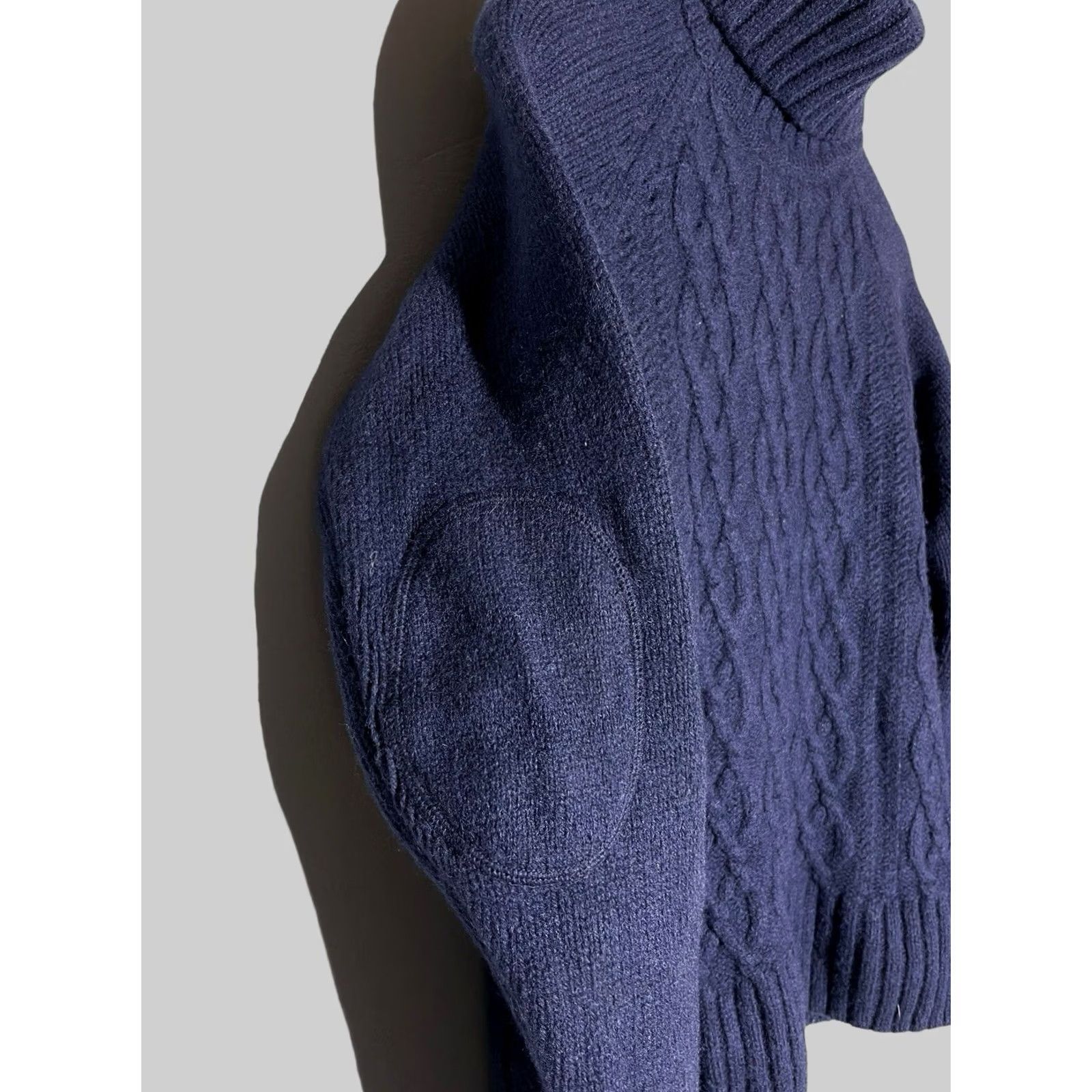 Vintage Fjallraven Sweater Womens Ovik Cable Knit Roll Pullover Jumper Size S / US 4 / IT 40 - 7 Thumbnail