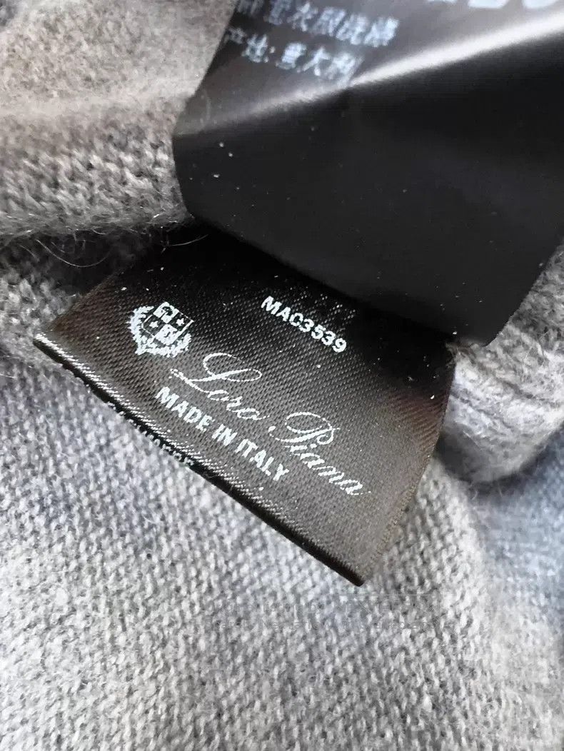 Loro Piana Loro Piana Gray High-Neck Knit Top Size S / US 4 / IT 40 - 9 Thumbnail