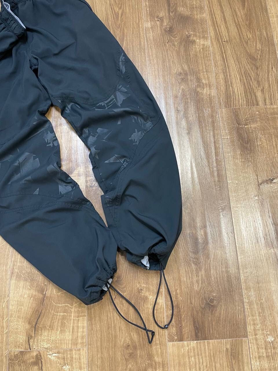 Nike × Vintage Vintage Nike Y2K Style 90’s Black Nylon Drill Pants Joggers Size US 32 / EU 48 - 2 Thumbnail