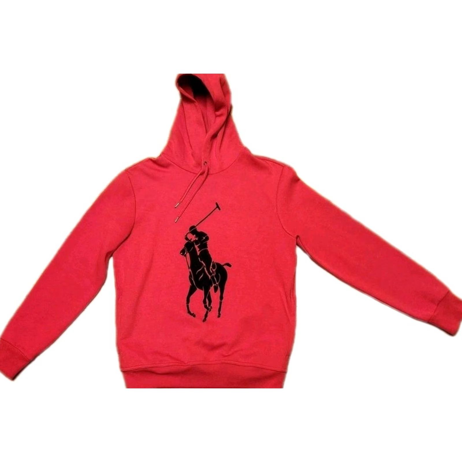 Polo Ralph Lauren Polo Ralph Lauren Red Hoodie Pullover Sweatshirt S Small GRAPHIC PRINT PONY LOGO RL Hooded, Pockets, All Seasons Men Adult Shirt Size US S / EU 44-46 / 1 - 2 Thumbnail