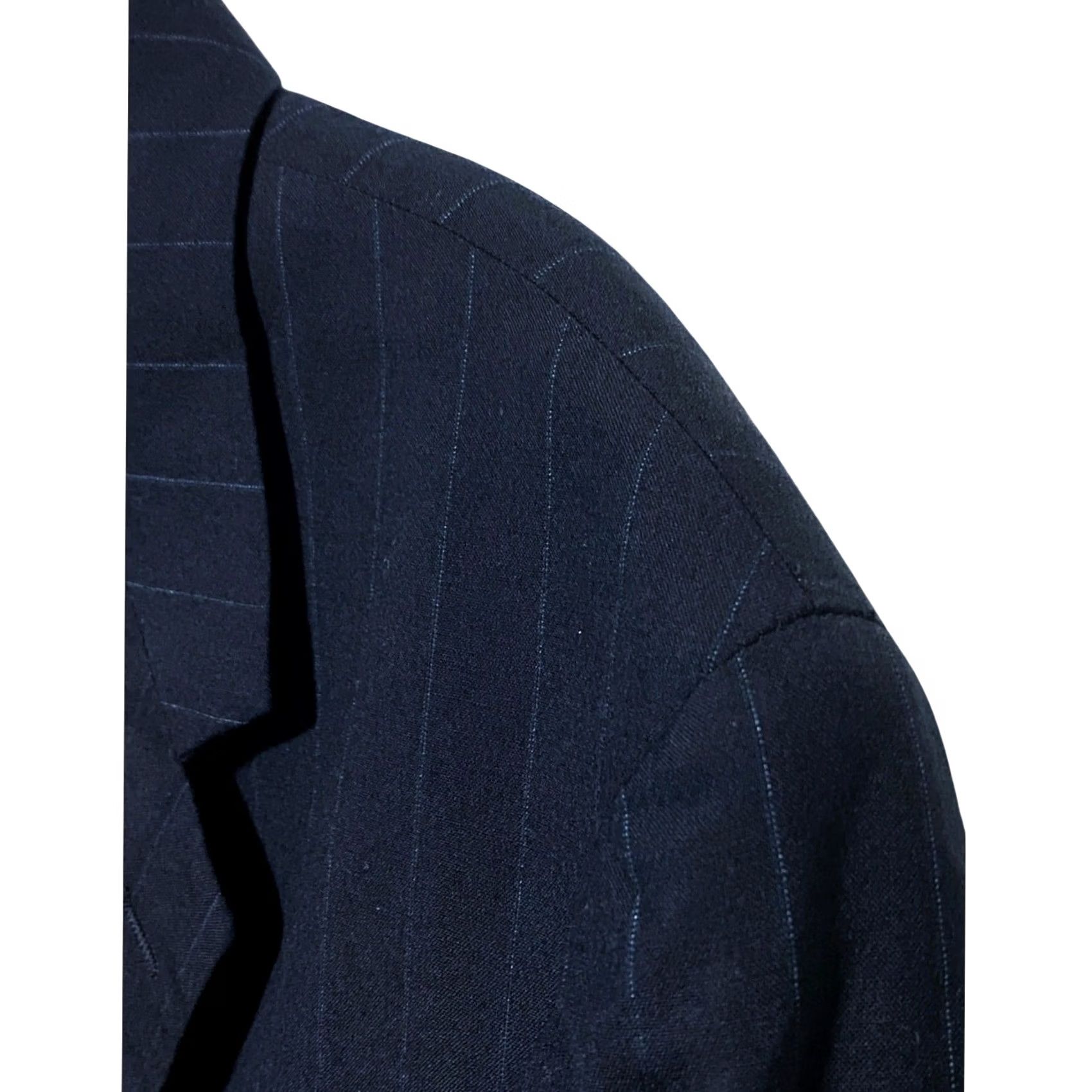 Brooks Brothers Brooks Brothers Blue Pinstripes Blazer Mens 42L Big Tall Workwear Suit Jacket Vintage Size 42R - 2 Thumbnail