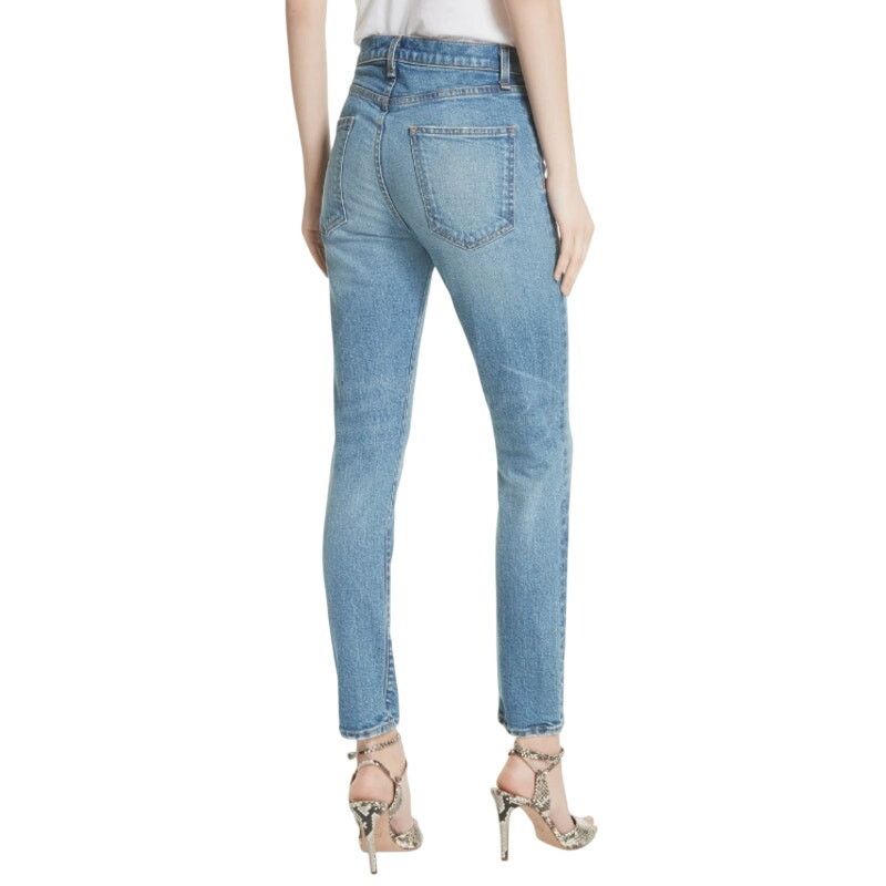 Veronica Beard Veronica Beard Faye High-Waist Skinny Ankle Jeans, Size 24 Size 24" / US 00 / IT 34 - 3 Thumbnail