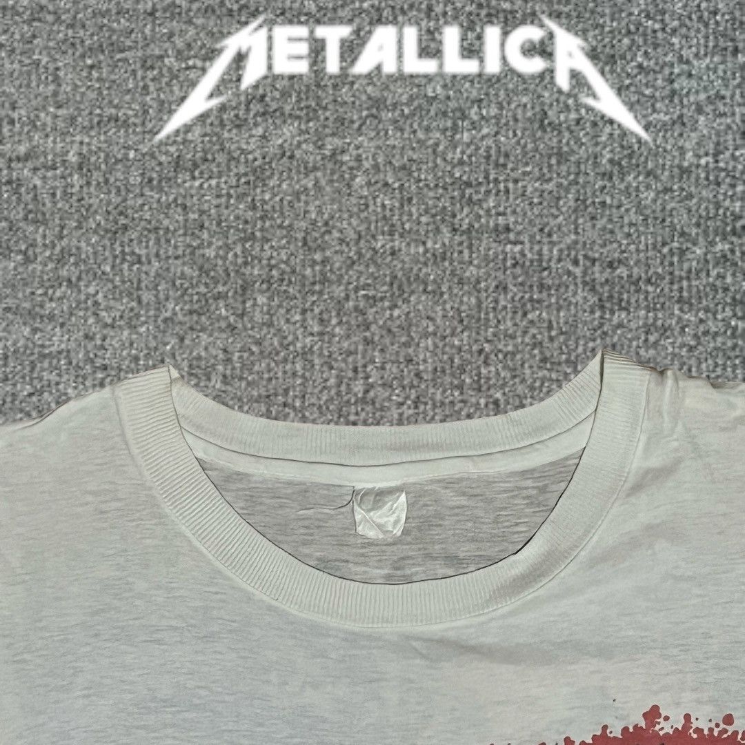 Band Tees × Vintage Metallica And Justice For All Tour 1990 Size US XL / EU 56 / 4 - 3 Thumbnail