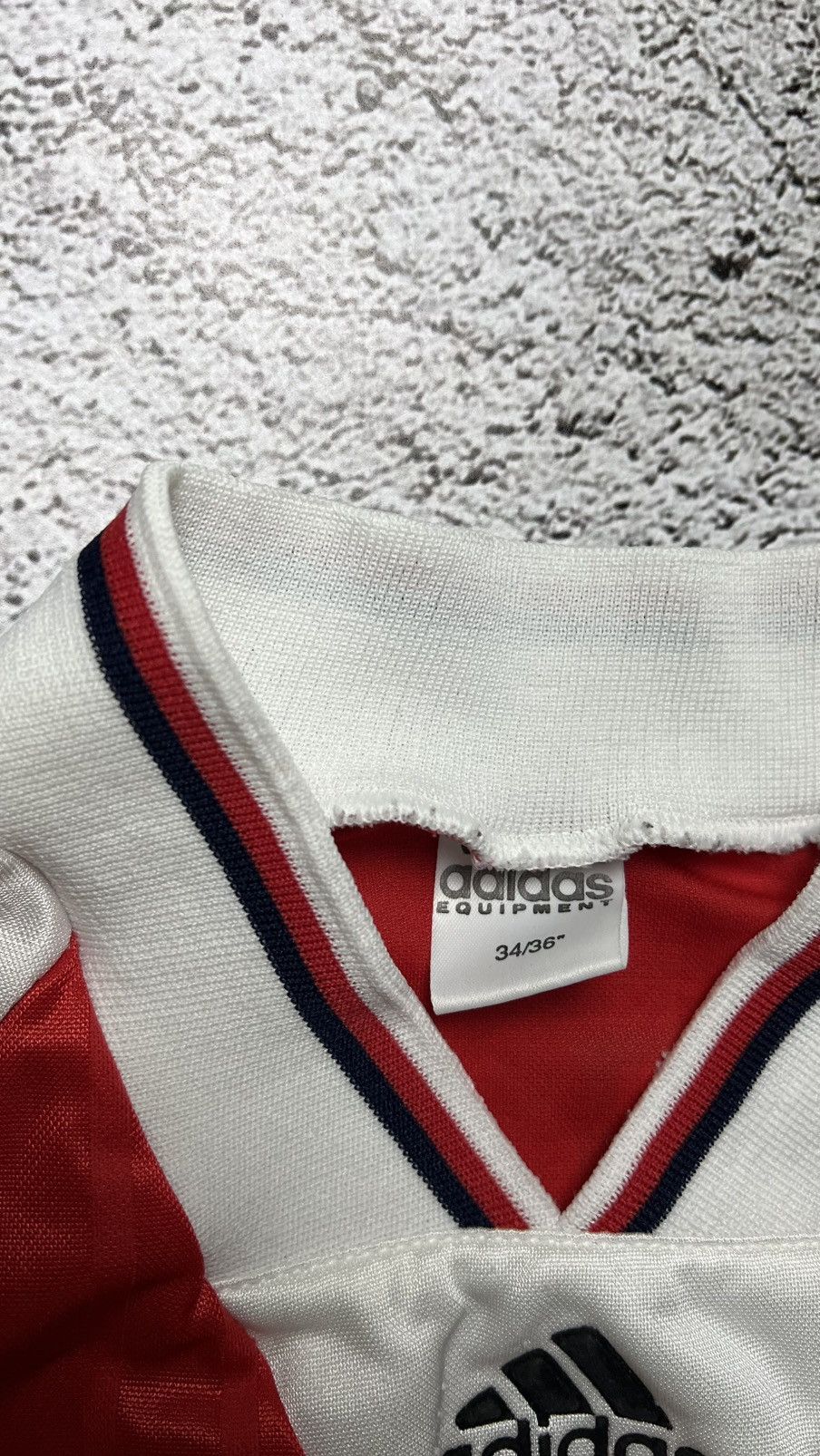 Adidas 1992-1994 Arsenal London adidas equipment vintage jersey Size US S / EU 44-46 / 1 - 7 Thumbnail