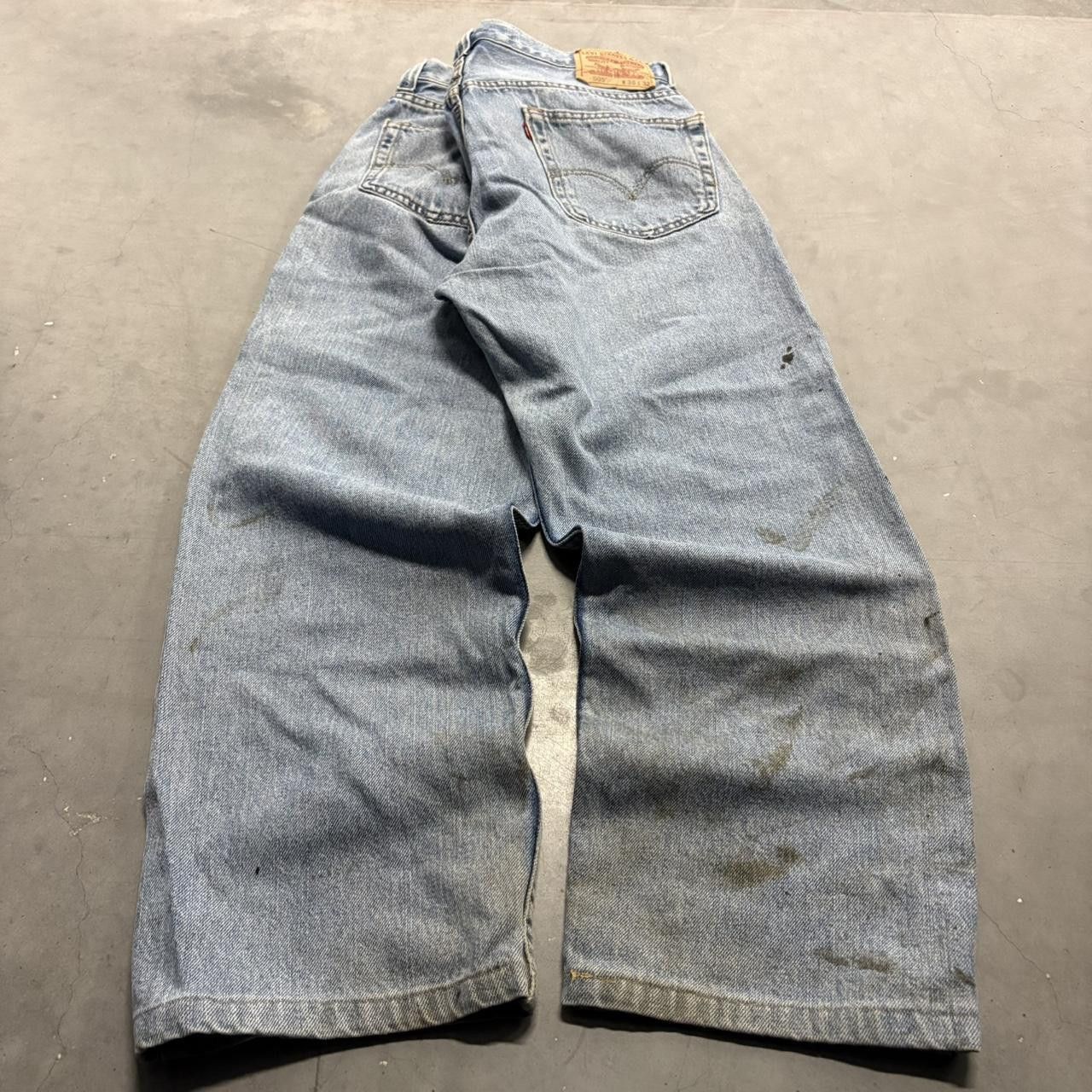 Levi's Crazy Vintage Y2K/2000s Baggy Levis 505 Medium Blue Wash Denim Jeans! Size US 36 / EU 52 - 4 Thumbnail