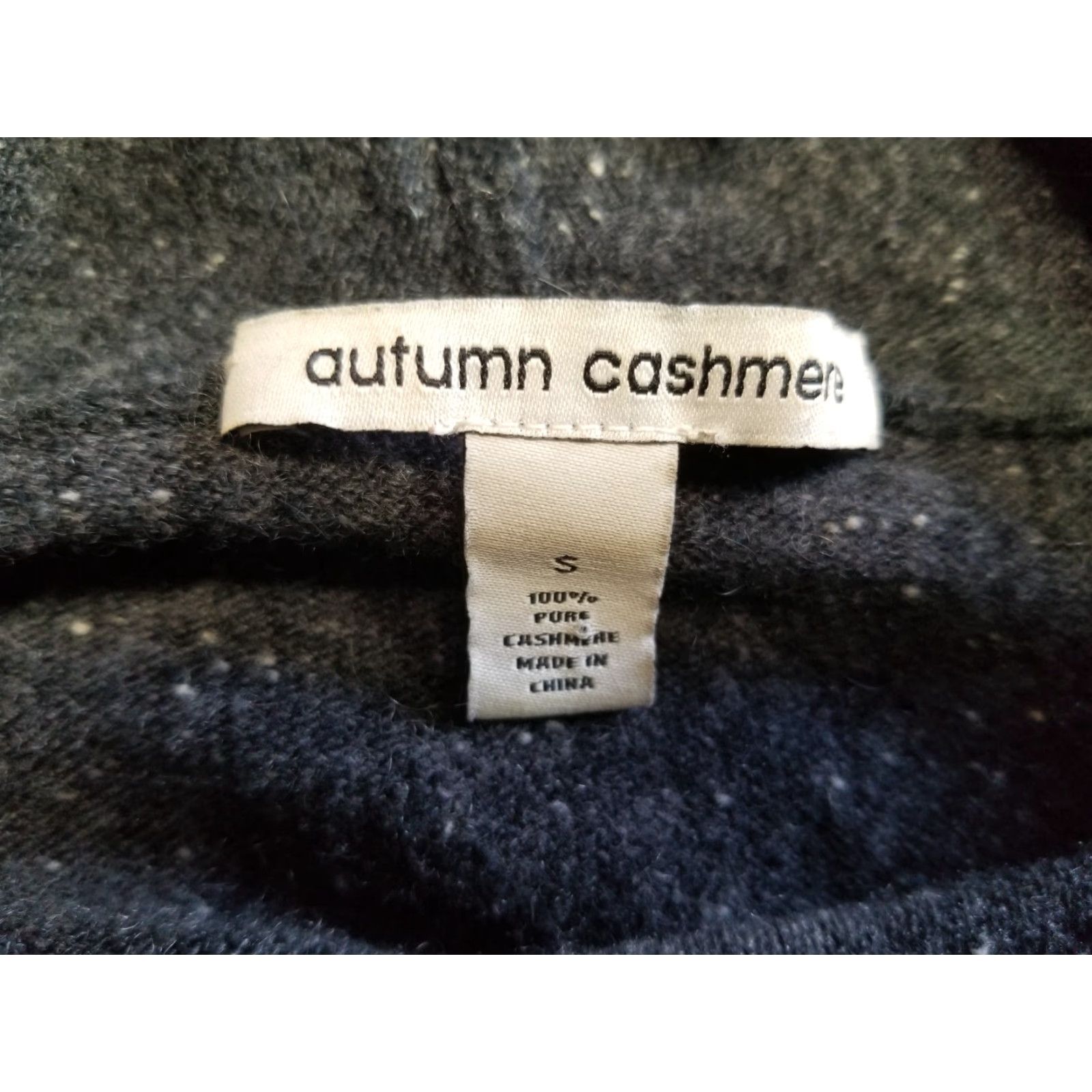 Autumn Cashmere VINTAGE AUTUMN 100% CASHMERE Hooded Hi Lo Hem Sweater Womens Small Gray Size S / US 4 / IT 40 - 7 Thumbnail