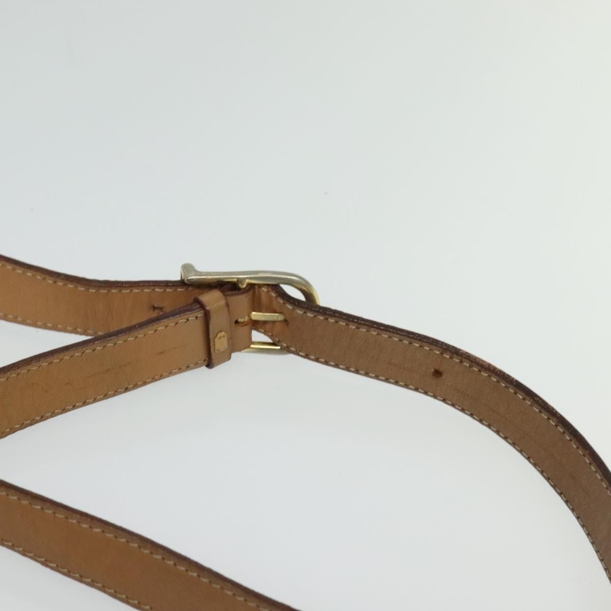 Celine CELINE Macadam Canvas Shoulder Bag Pvc Leather Brown Gold Size ONE SIZE - 8 Thumbnail