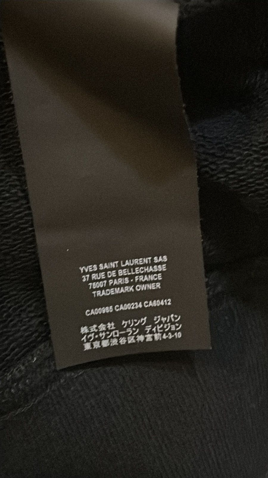 Saint Laurent Paris SAINT LAURENT Rive Gauche Jersey Hoodie size S Size S / US 4 / IT 40 - 8 Thumbnail