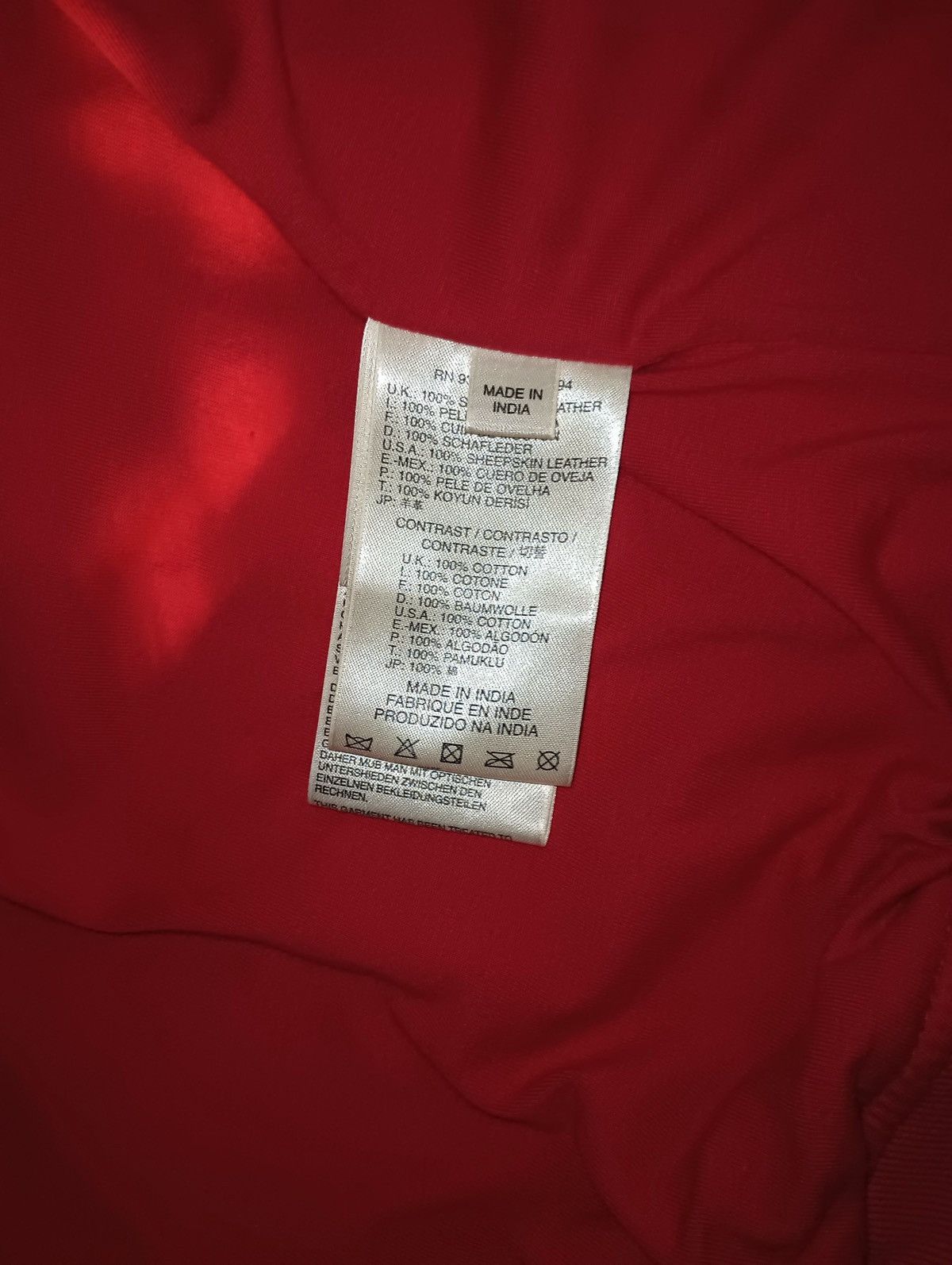 Diesel Diesel Red Leather L-Hasso Jacket Size US S / EU 44-46 / 1 - 6 Thumbnail