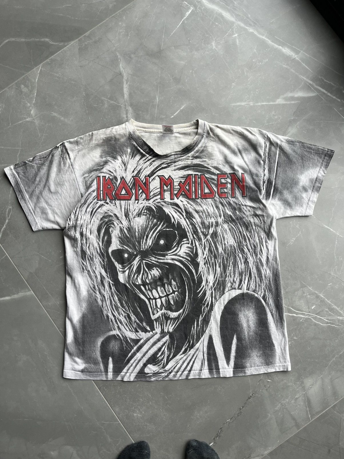 Band Tees Iron Maiden Killers Eddie aop merch vintage rare Size US XL / EU 56 / 4 - 1 Thumbnail