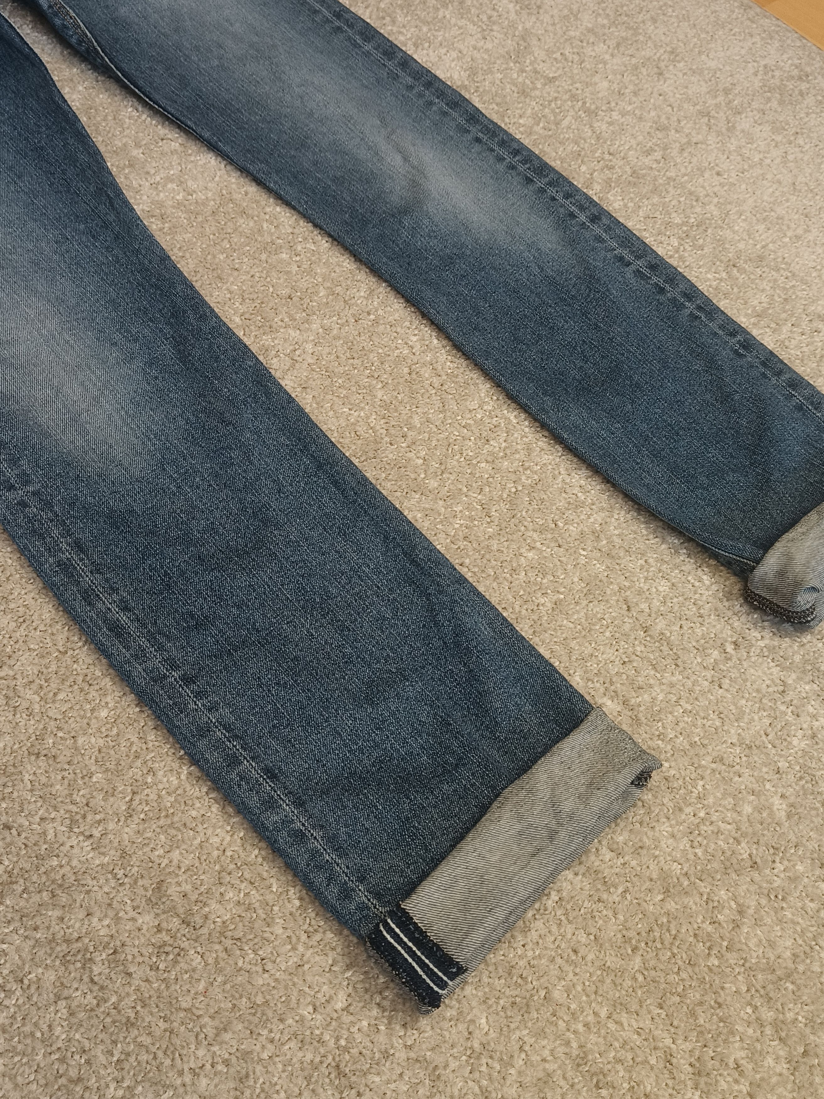 Other Flux Melbourne Selvedge Light Blue Wash Jeans Size US 32 / EU 48 - 5 Thumbnail