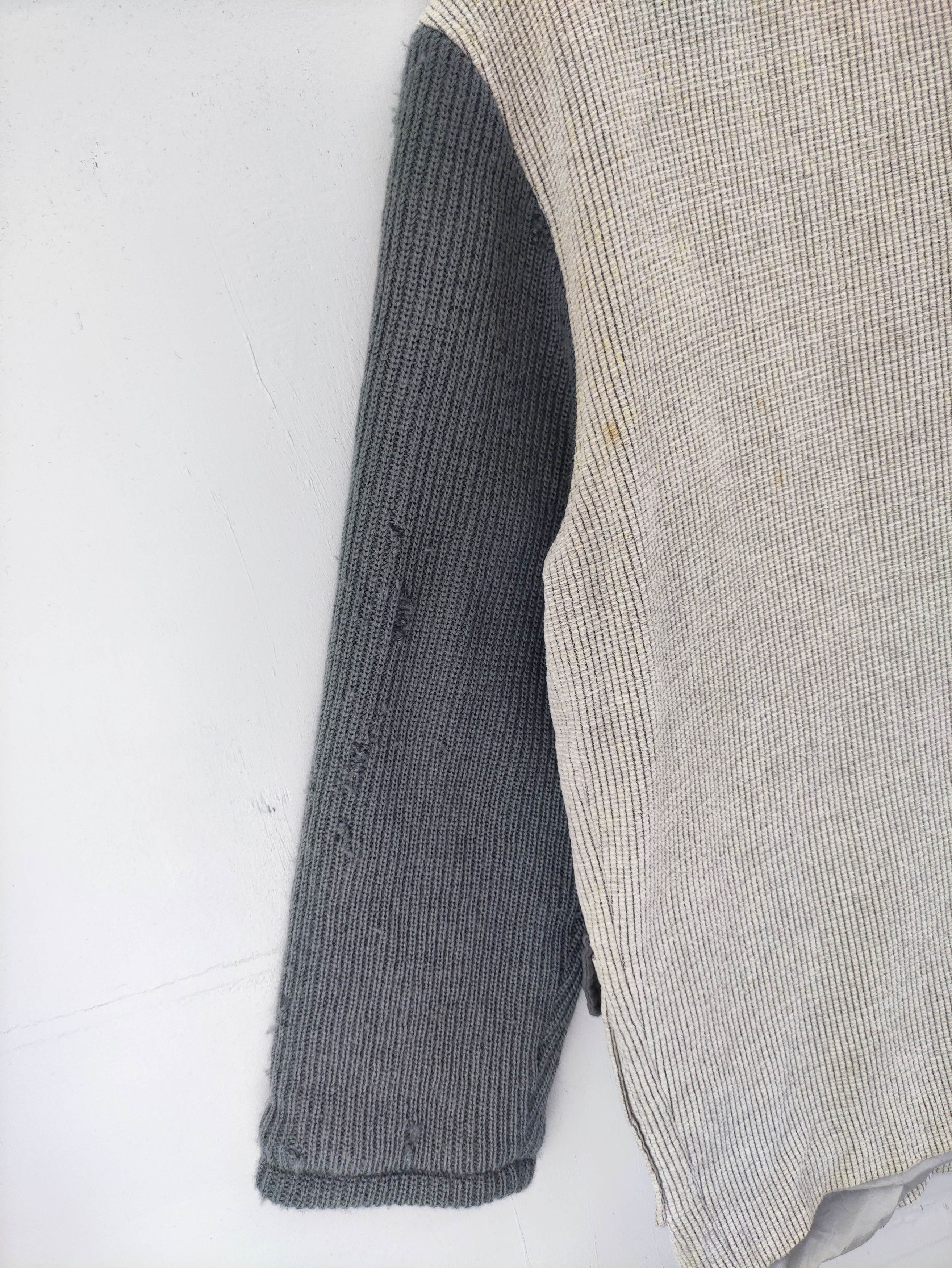 Balenciaga Balenciaga Sports Color Block Distressed Jacket Button Up Size US L / EU 52-54 / 3 - 17 Thumbnail